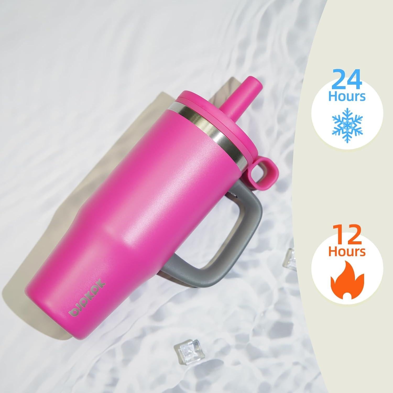 Vaso Térmico Acero Inoxidable BJPKPK 32 oz Rosa Barbie