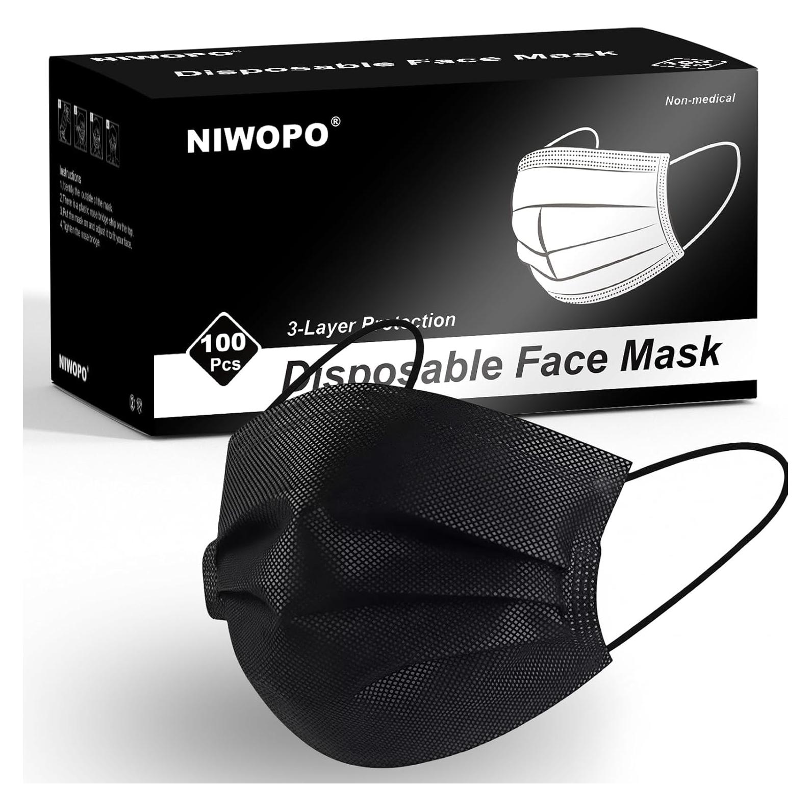 Mascarillas Desechables 3 Capas 100PCS - Protección Alta