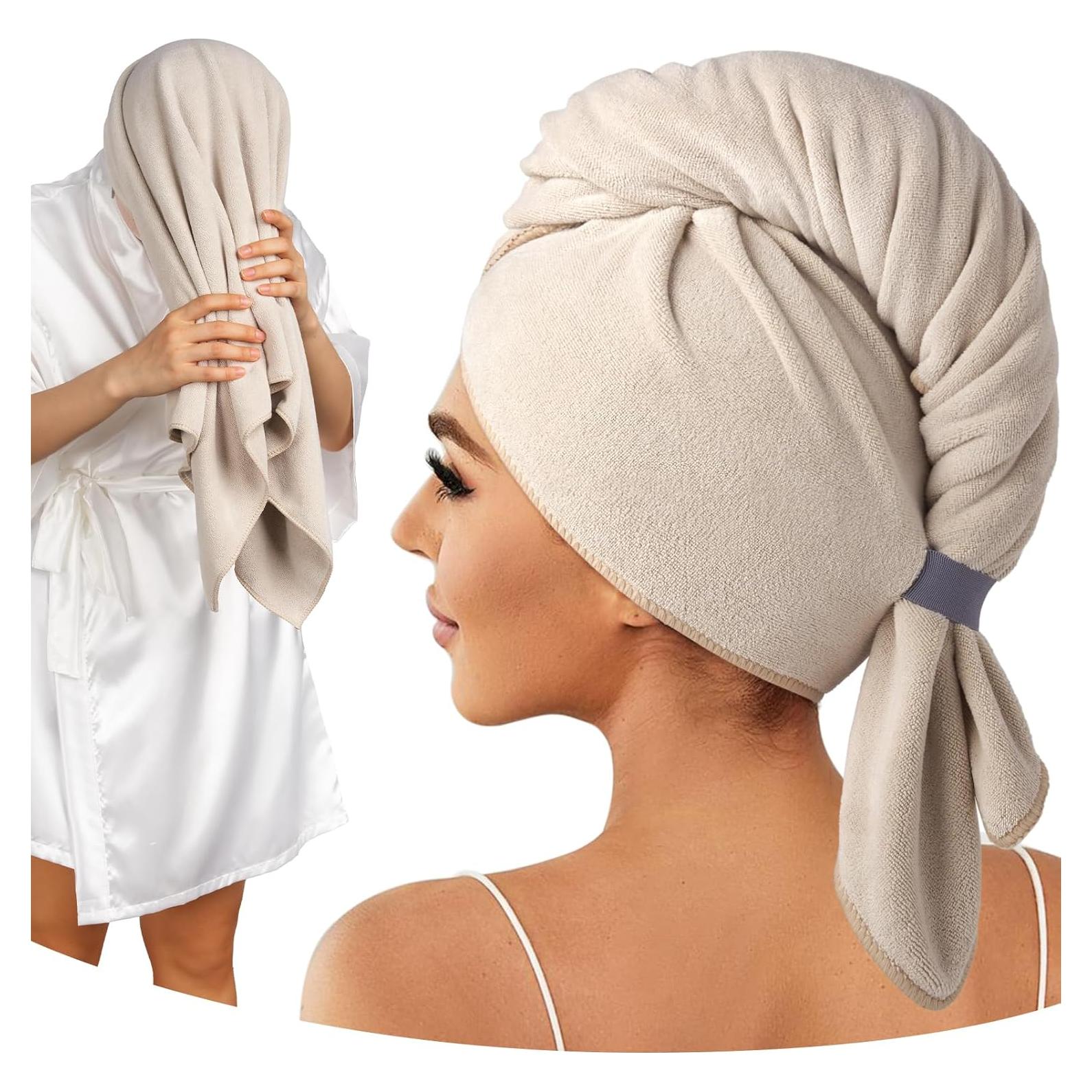 Toalla de Pelo Microfibra Umisleep 104x56 cm Camello Absorbente