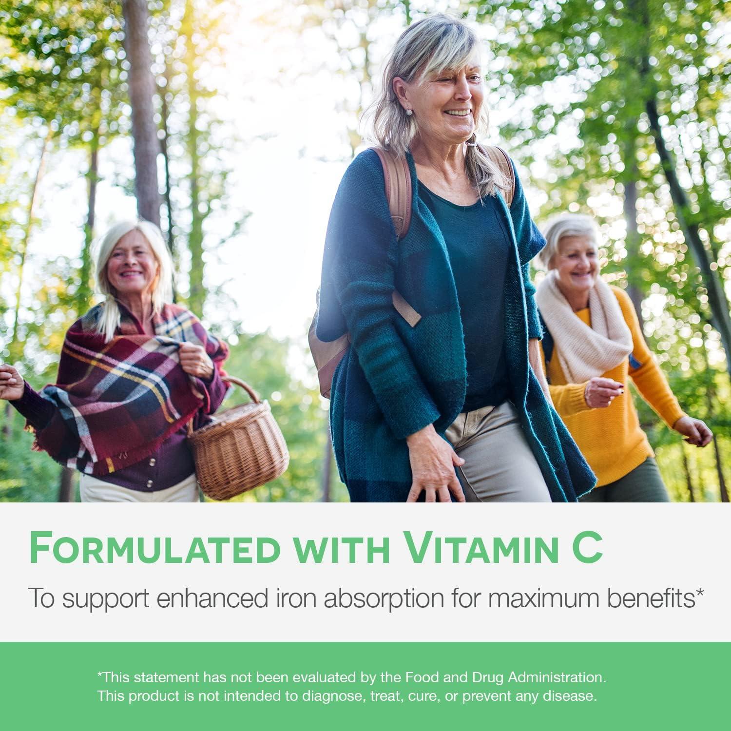 EZ Melts Suplemento de Hierro 18 mg Sin Azúcar 90 Tabletas