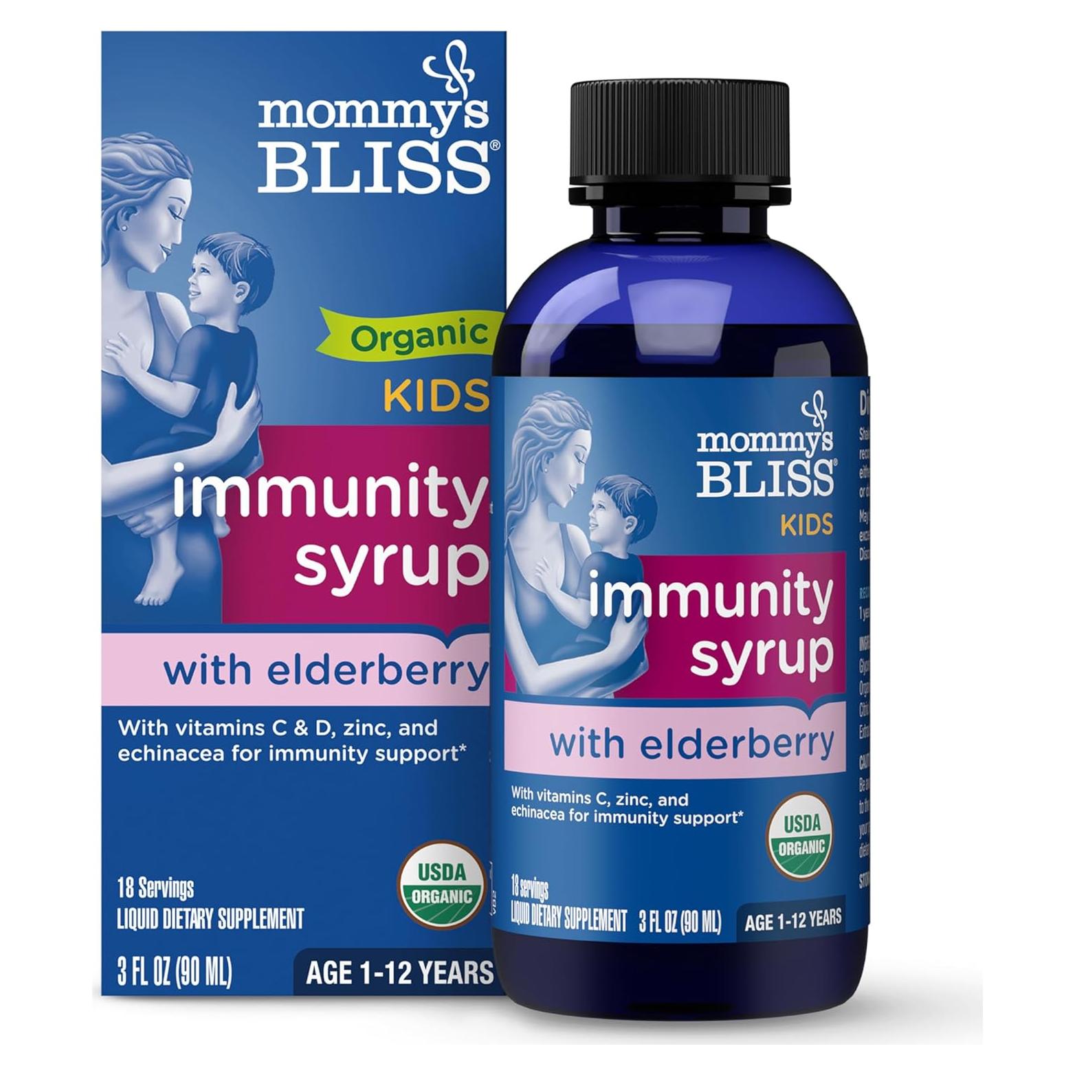 Jarabe de Saúco Orgánico Mommy's Bliss 89 ml - Inmunidad Niños