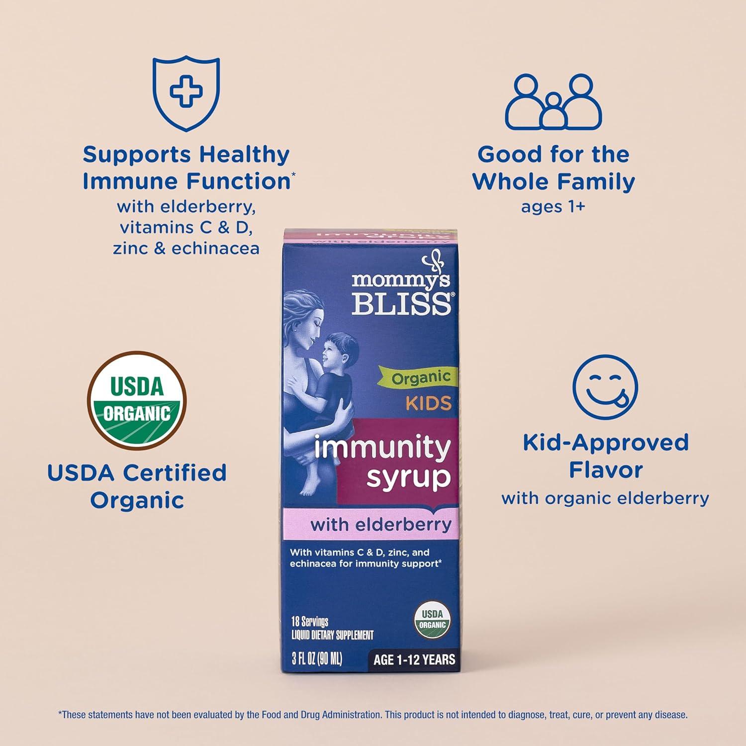 Jarabe de Saúco Orgánico Mommy's Bliss 89 ml - Inmunidad Niños