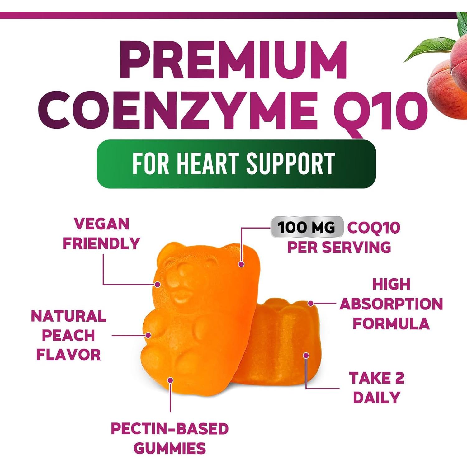 Gomitas de CoQ10 100mg Nature's Nutrition - 30 Unidades