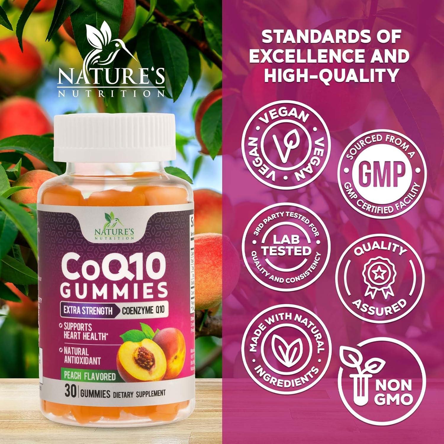 Gomitas de CoQ10 100mg Nature's Nutrition - 30 Unidades