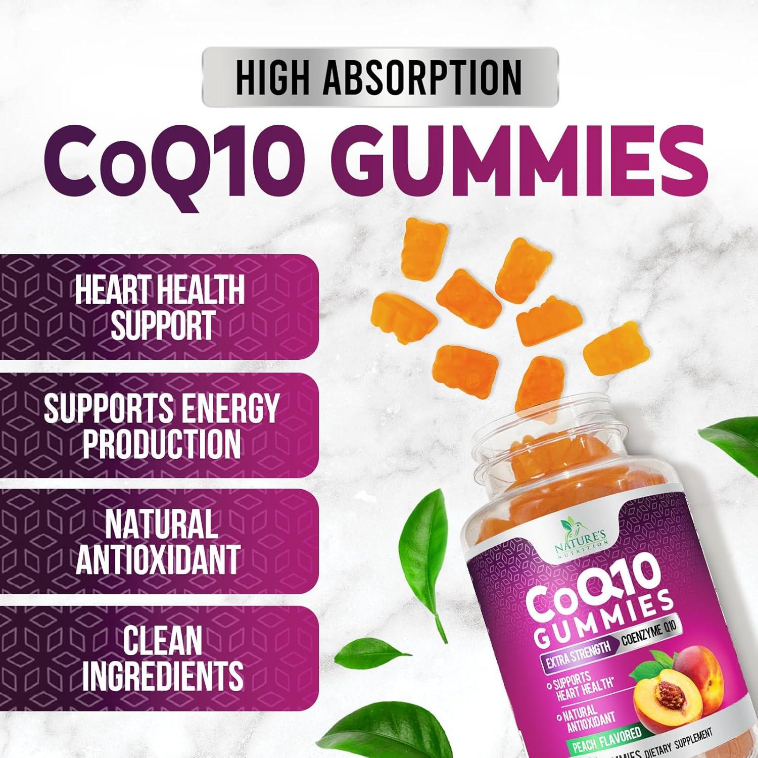 Gomitas de CoQ10 100mg Nature's Nutrition - 30 Unidades