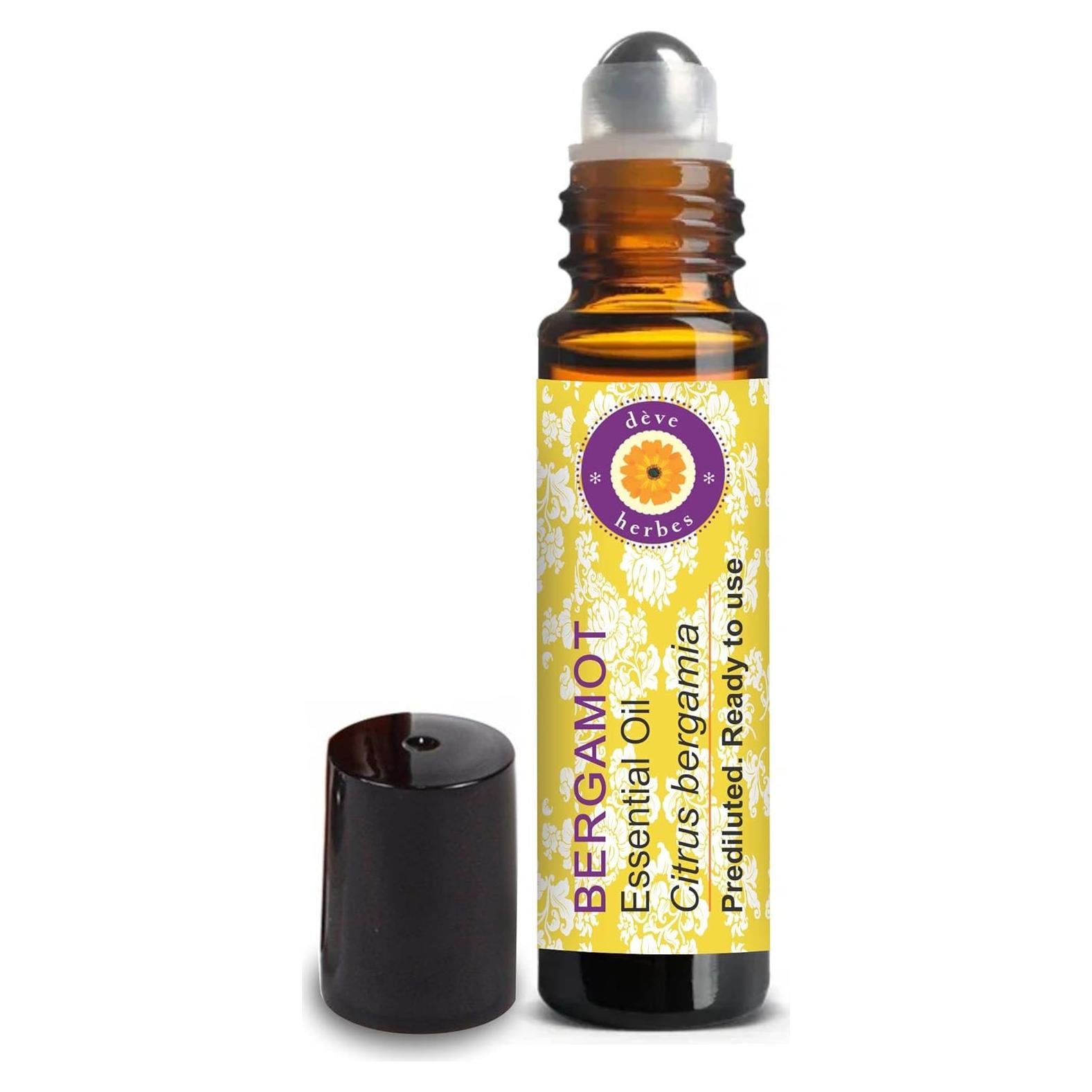 Aceite Esencial de Bergamota Deve Herbes 10ml Roll-on Aromaterapia