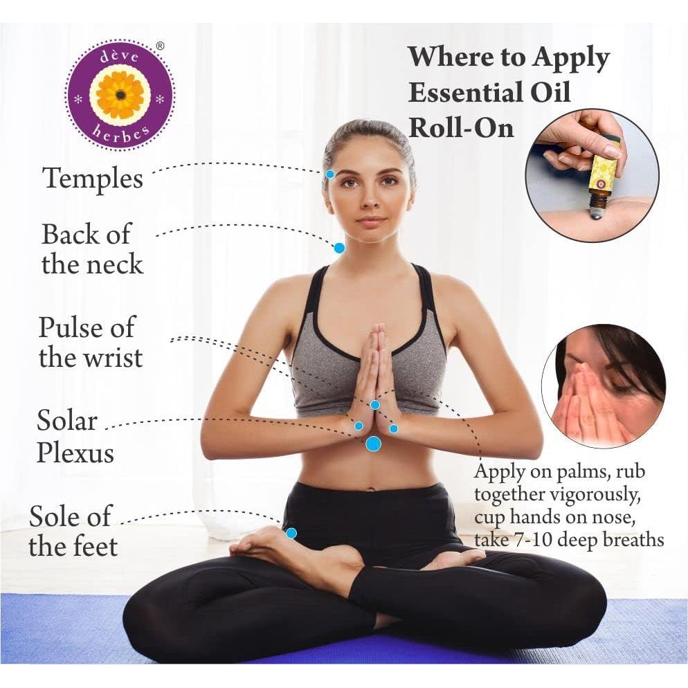 Aceite Esencial de Bergamota Deve Herbes 10ml Roll-on Aromaterapia