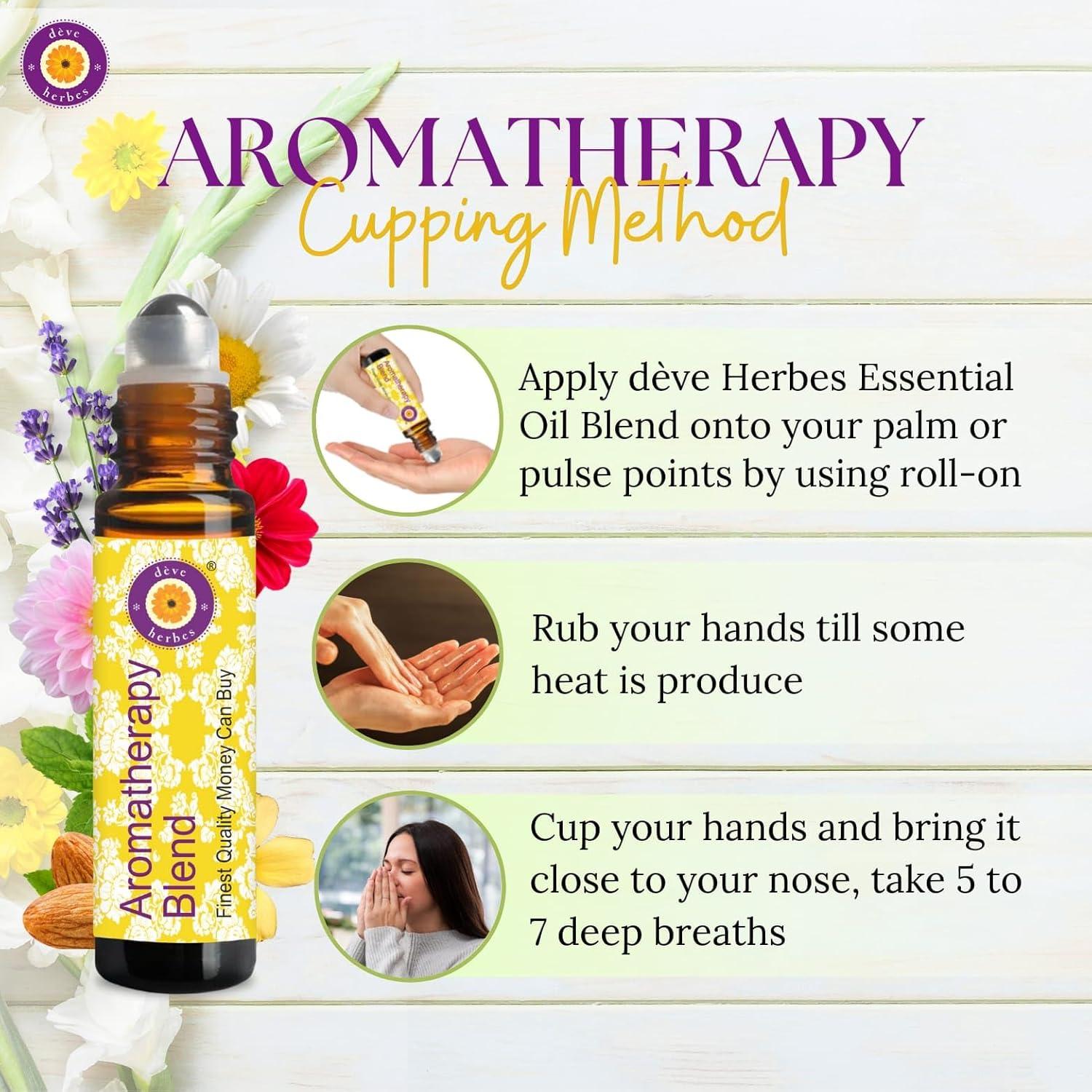 Aceite Esencial de Bergamota Deve Herbes 10ml Roll-on Aromaterapia