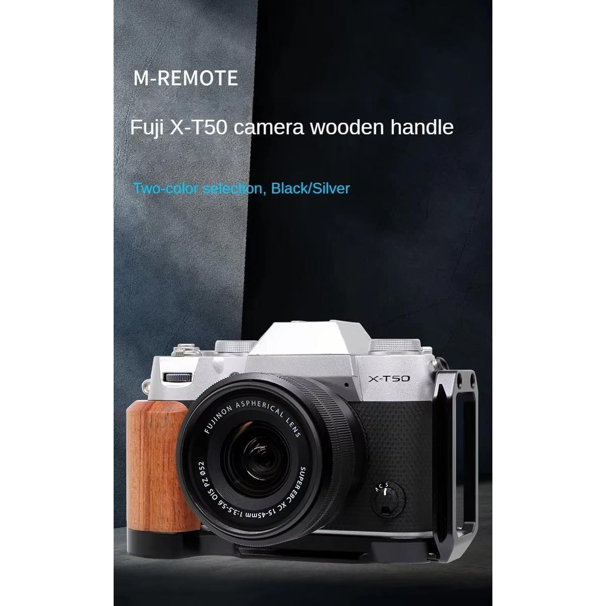 Soporte de Placa L M-REMOTE para Fujifilm X-T50 con Mango