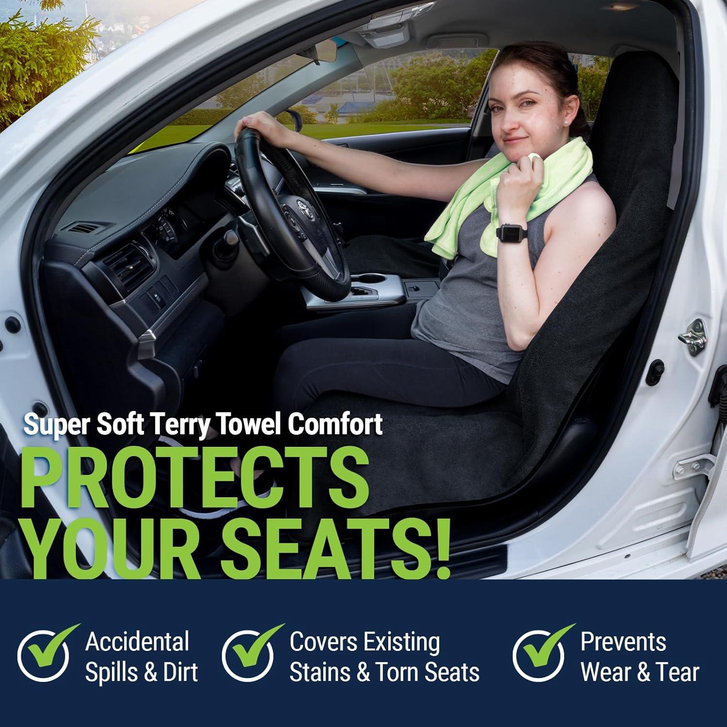 Cubierta de Asiento de Toalla Impermeable Season Guard 2 Piezas