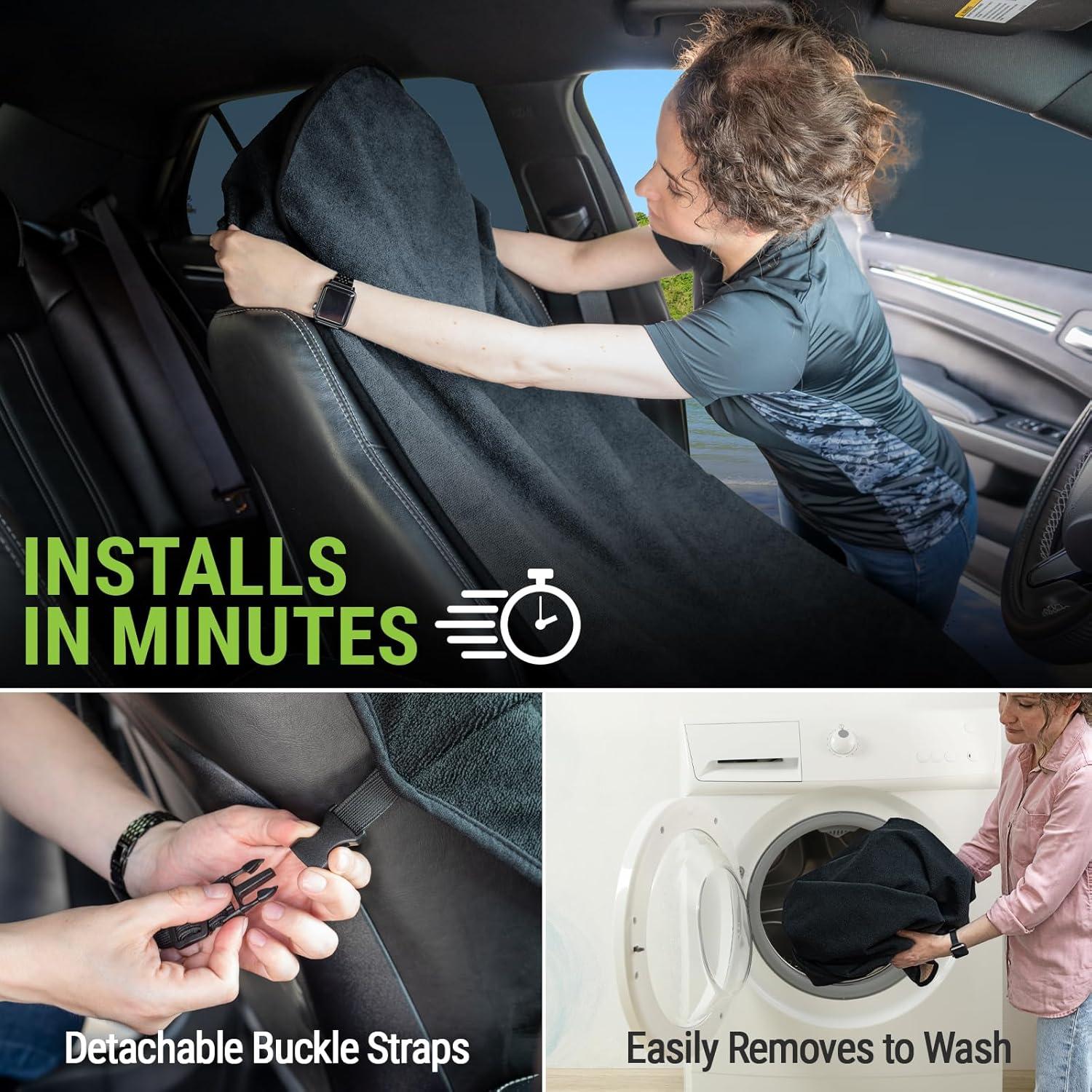 Cubierta de Asiento de Toalla Impermeable Season Guard 2 Piezas