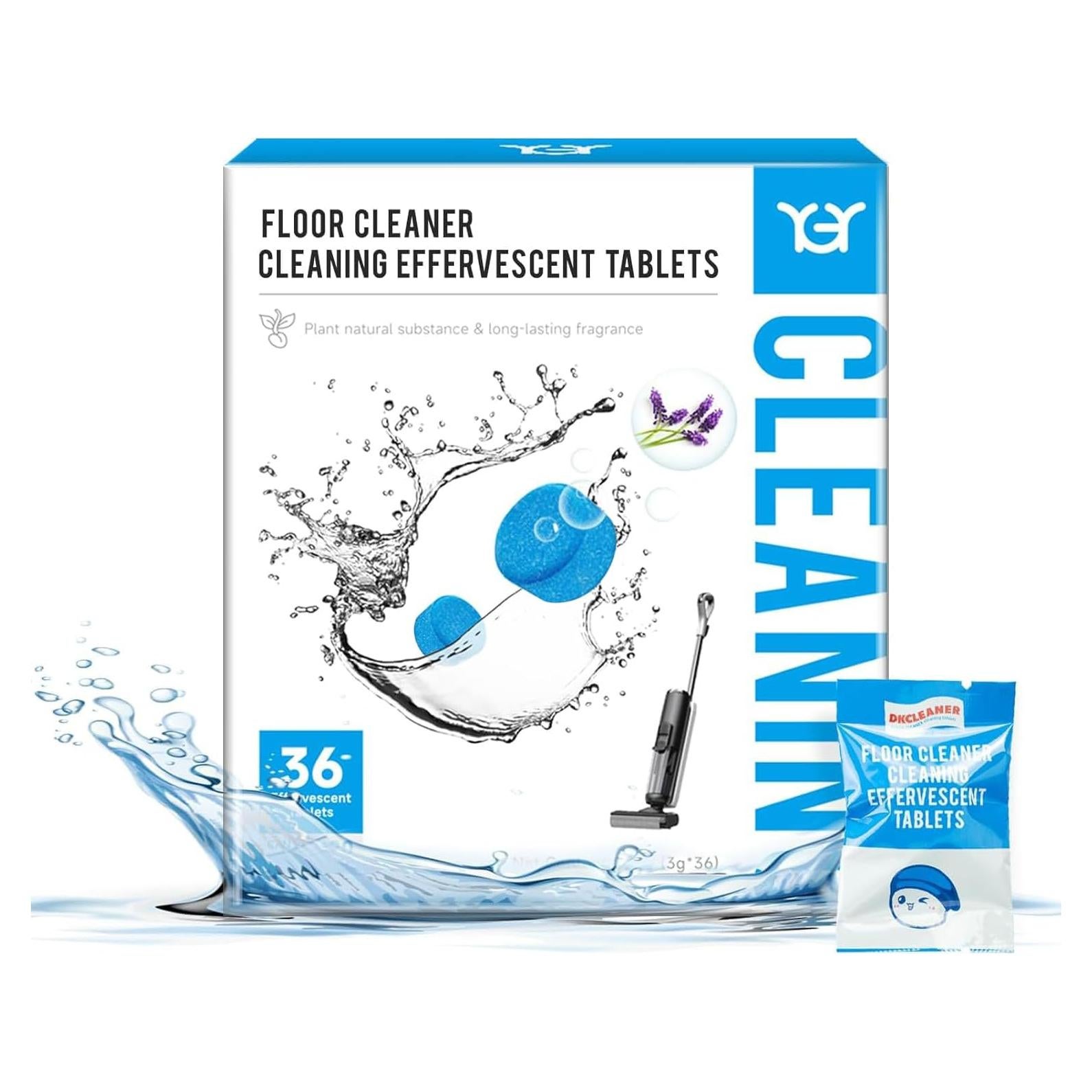 Limpiador de pisos YGY 36 tabletas aroma lavanda para mopa