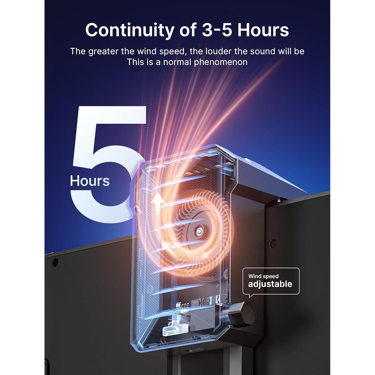 Ventilador JSAUX GP0201 para Steam Deck con Soporte