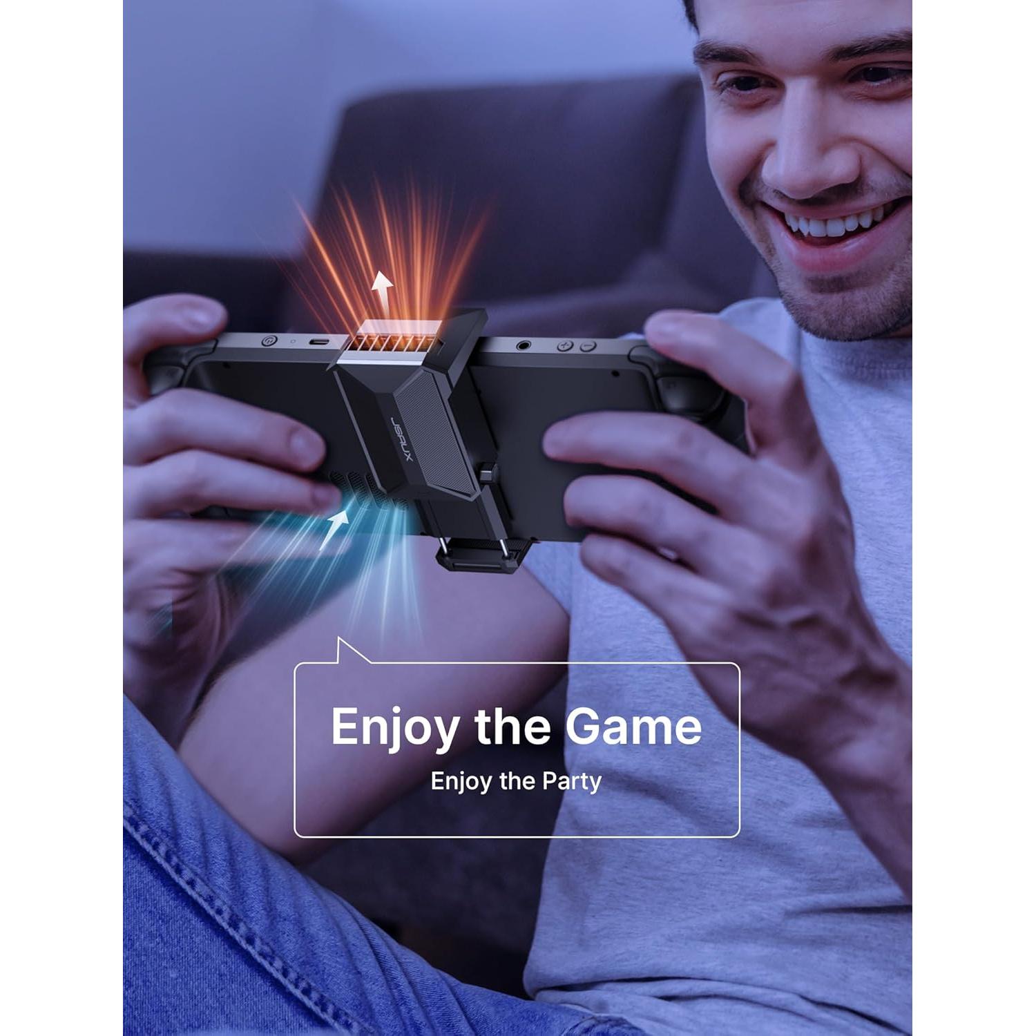 Ventilador JSAUX GP0201 para Steam Deck con Soporte