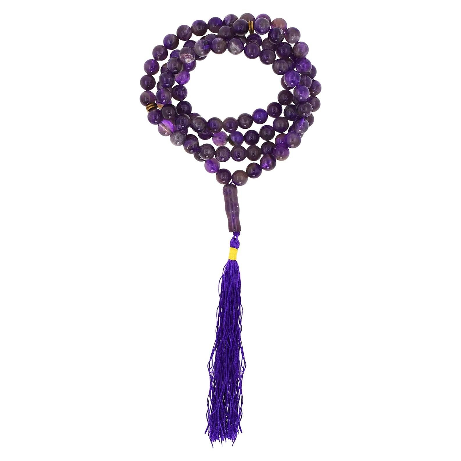 Cuentas de Oración Tasbih Mandala Crafts 99 Amatista Unisex
