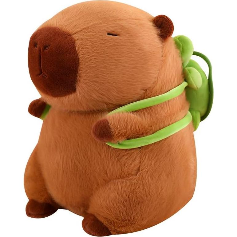 Juguete de Peluche Capibara JPORSHU 25.4cm con Mochila