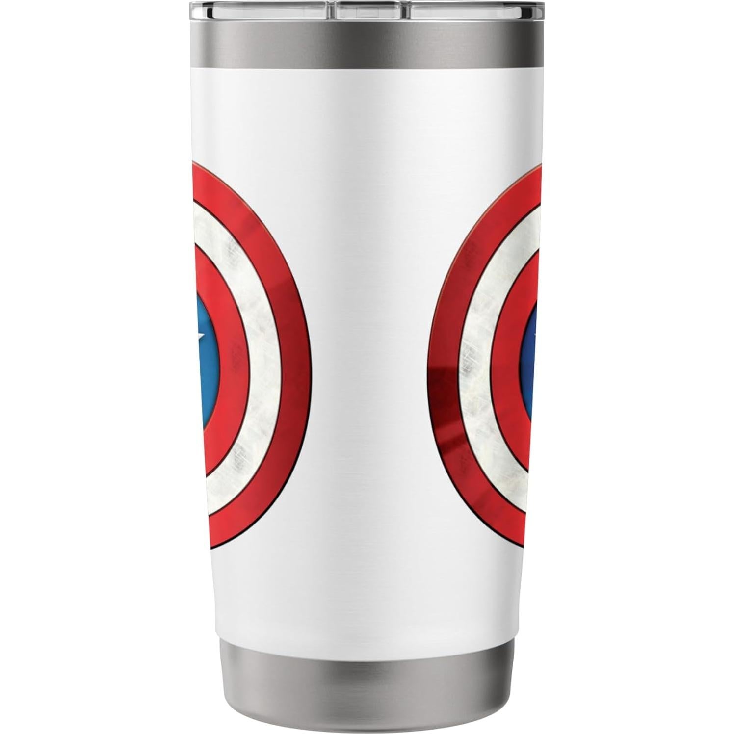 Vaso Aislado de Acero Inoxidable Marvel Capitán América 20 oz