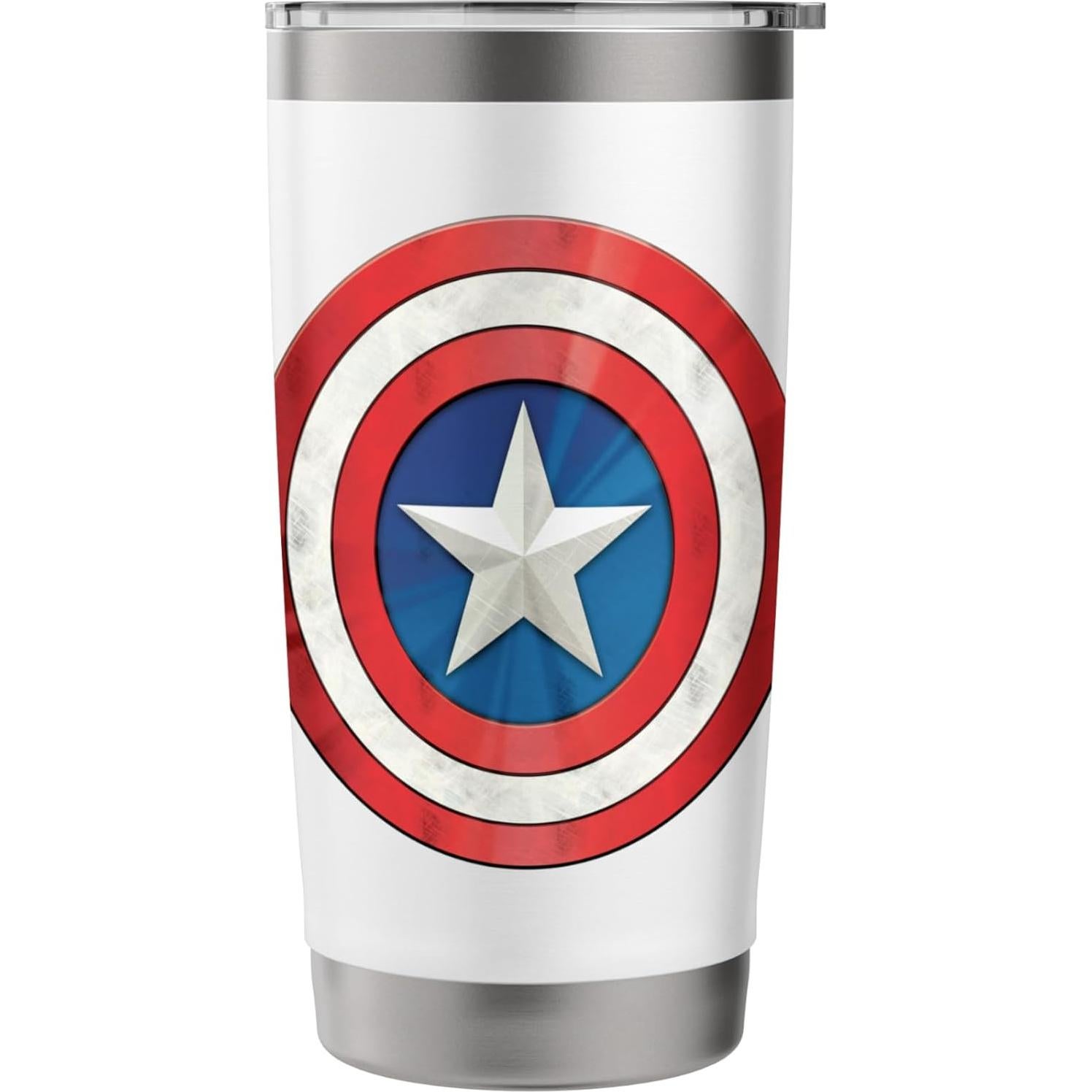 Vaso Aislado de Acero Inoxidable Marvel Capitán América 20 oz