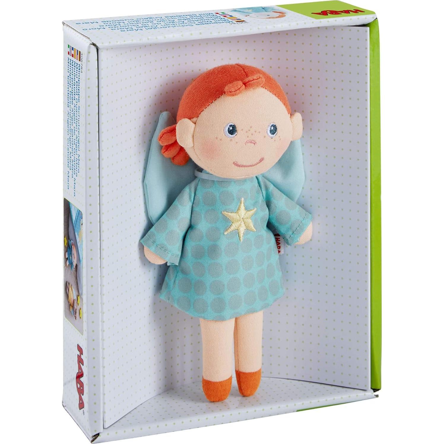Muñeca Mini Ángel Guardián HABA Mara - Peluche Suave 16.99 cm