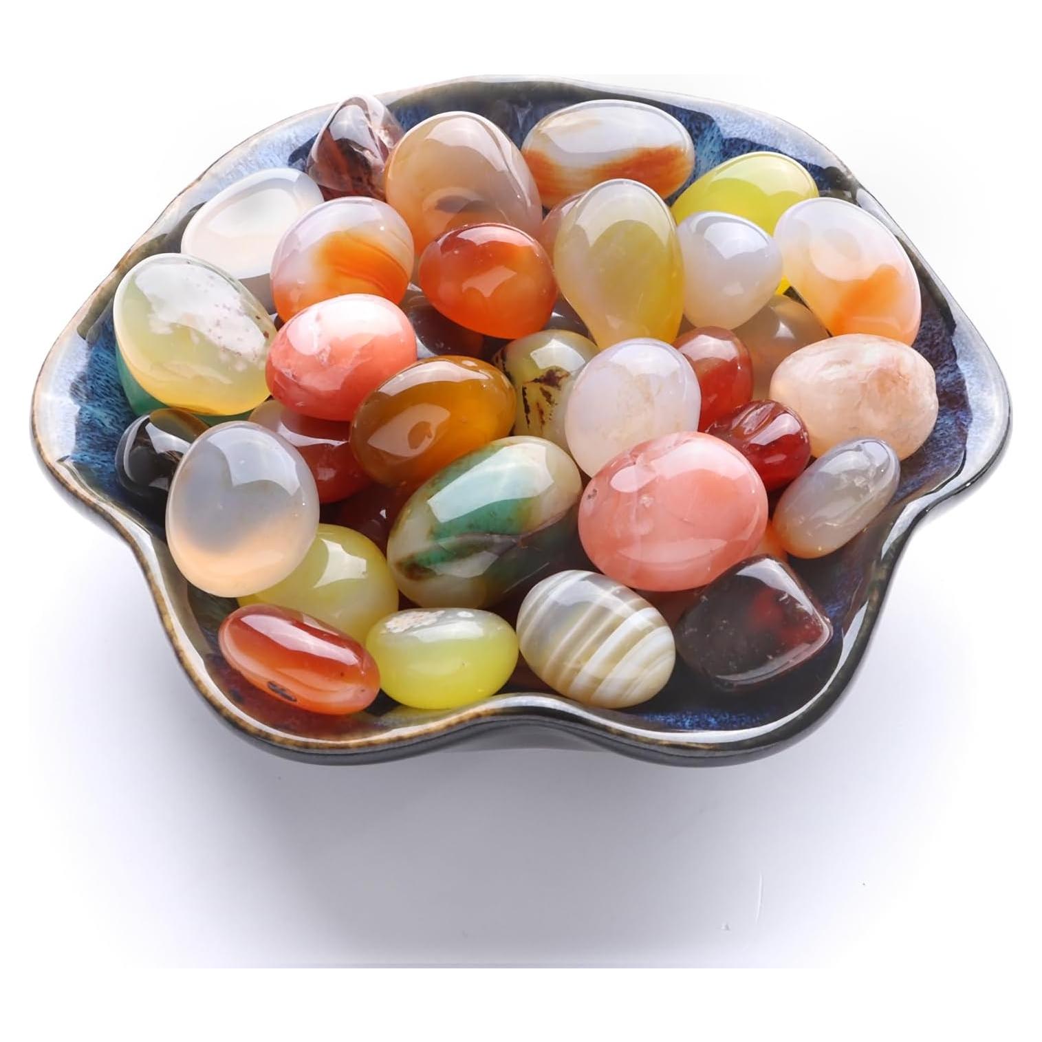 Piedras Decorativas Pulidas HONCASTD 1-3 cm para Jardín