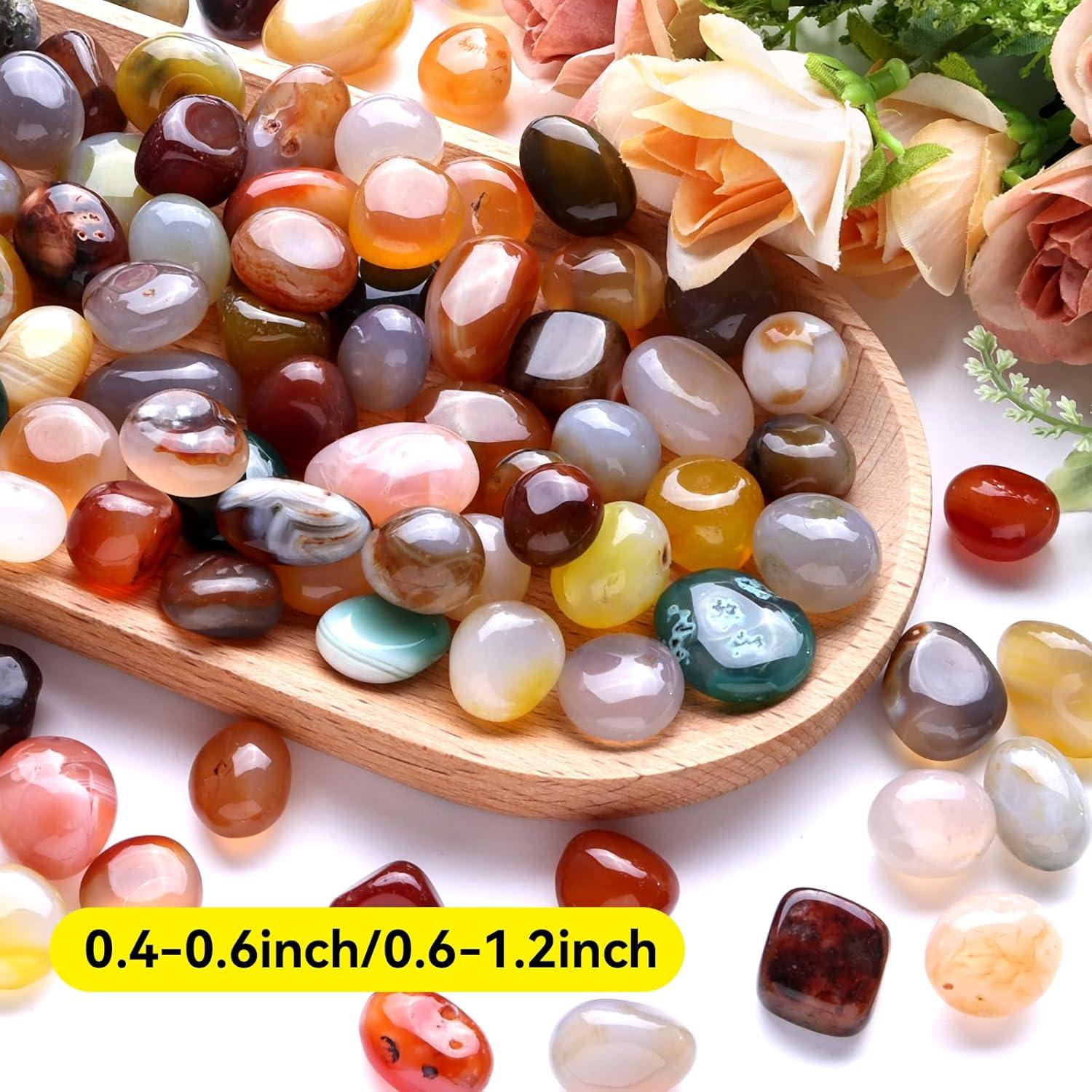 Piedras Decorativas Pulidas HONCASTD 1-3 cm para Jardín