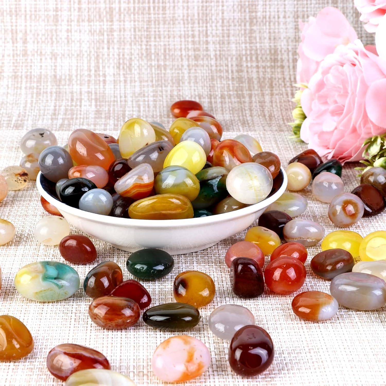 Piedras Decorativas Pulidas HONCASTD 1-3 cm para Jardín