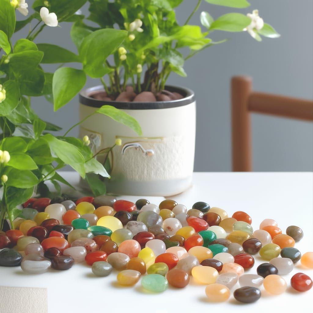 Piedras Decorativas Pulidas HONCASTD 1-3 cm para Jardín