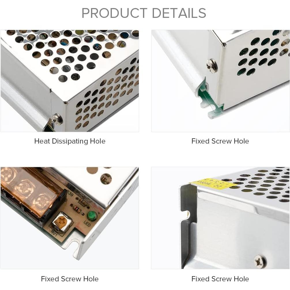 Fuente de Alimentación BTF-LIGHTING 12V 6A 72W para LED