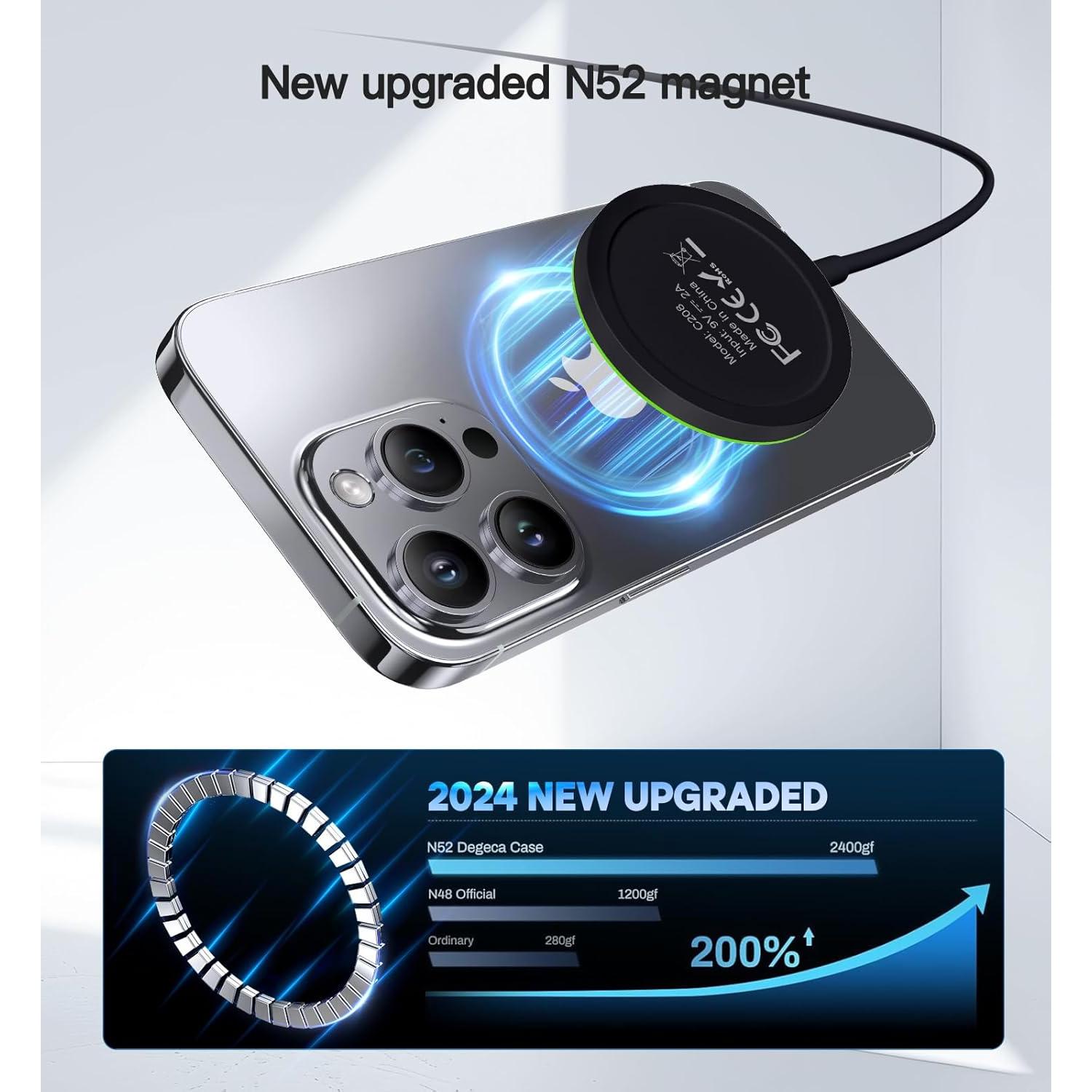 Cargador Inalámbrico Magnético 15W Nanjing - Paquete de 2