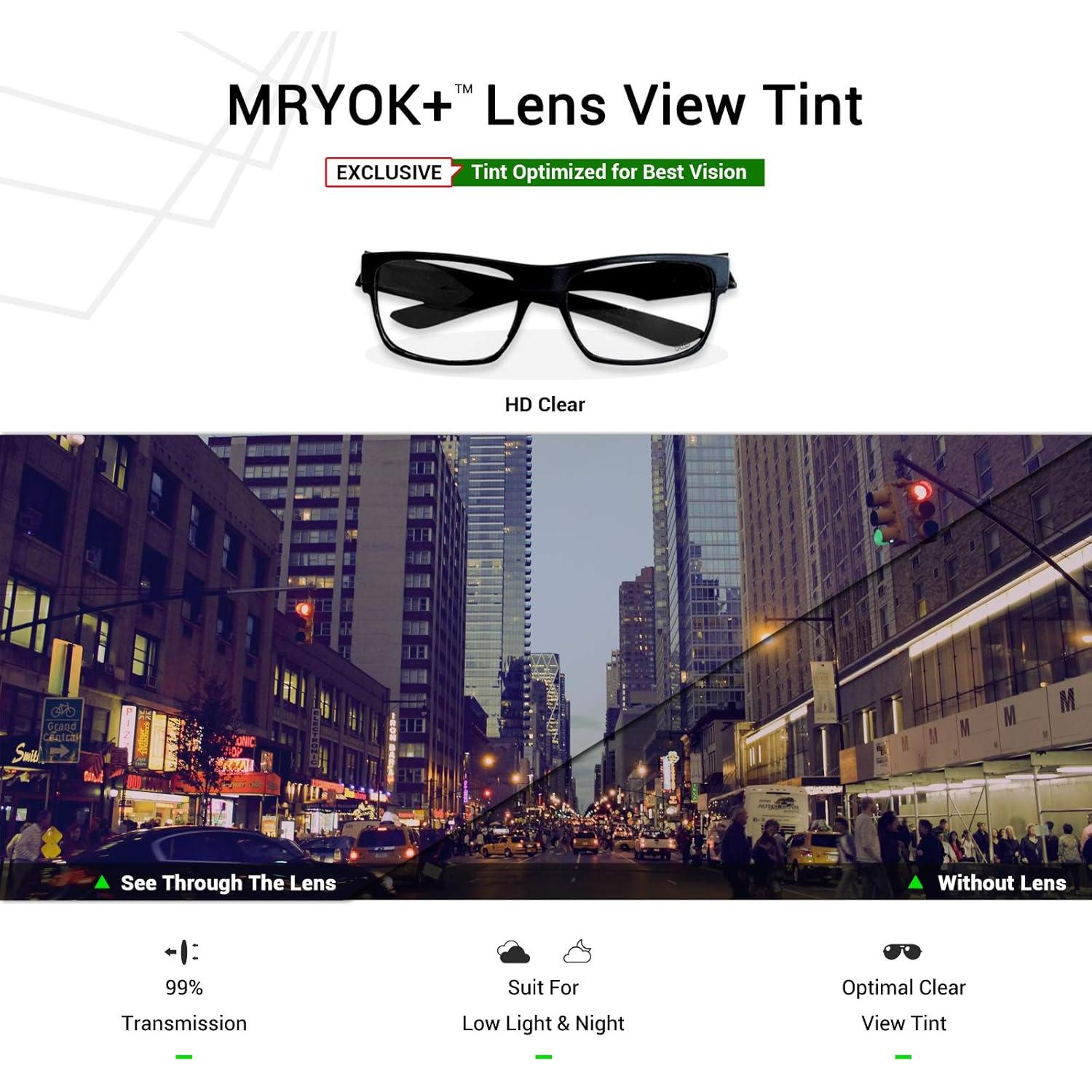 Lentes de Reemplazo Mryok para Ray-Ban Meta Headliner 50mm