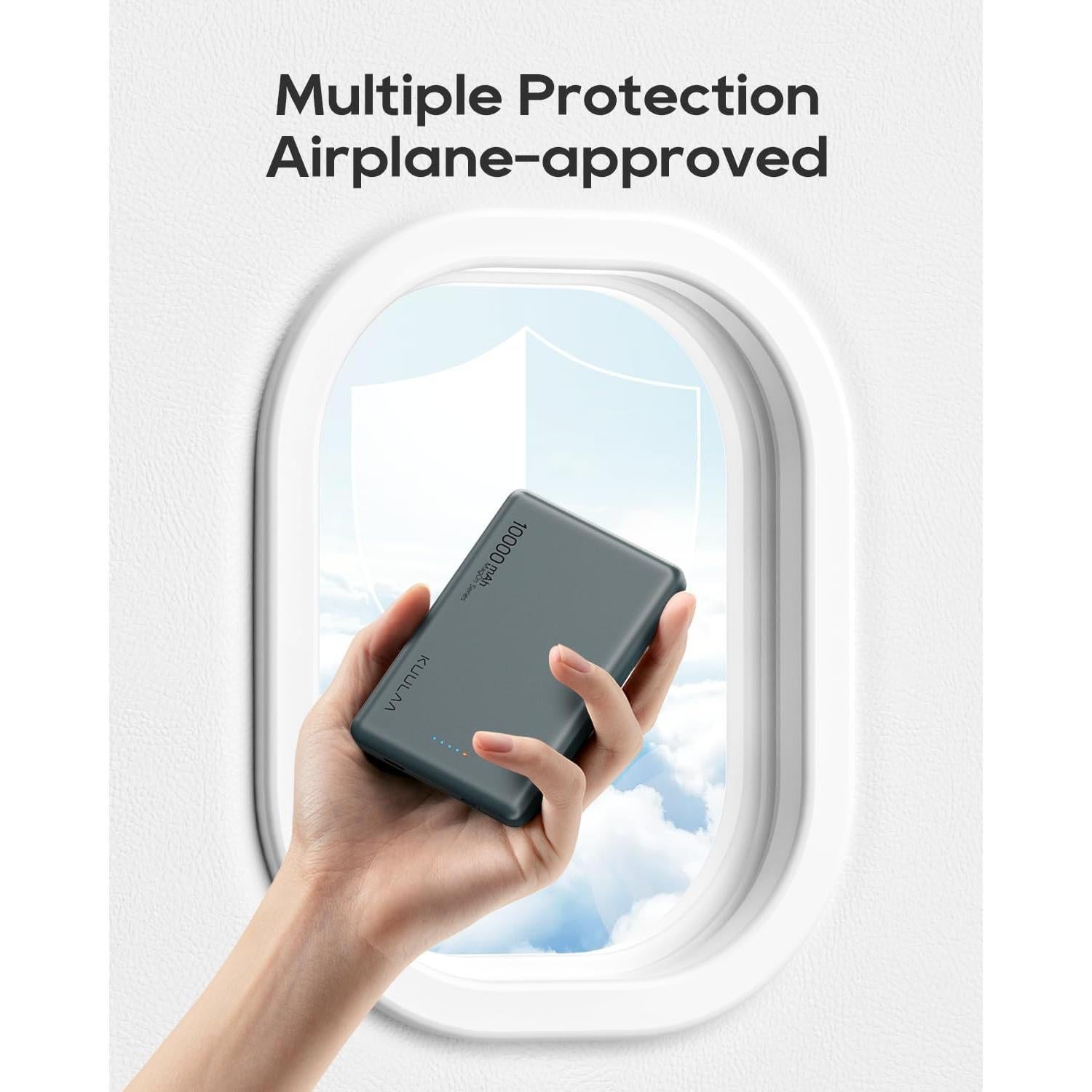 Batería Portátil MagSafe Kuulaa 10000mAh Carga Rápida USB-C