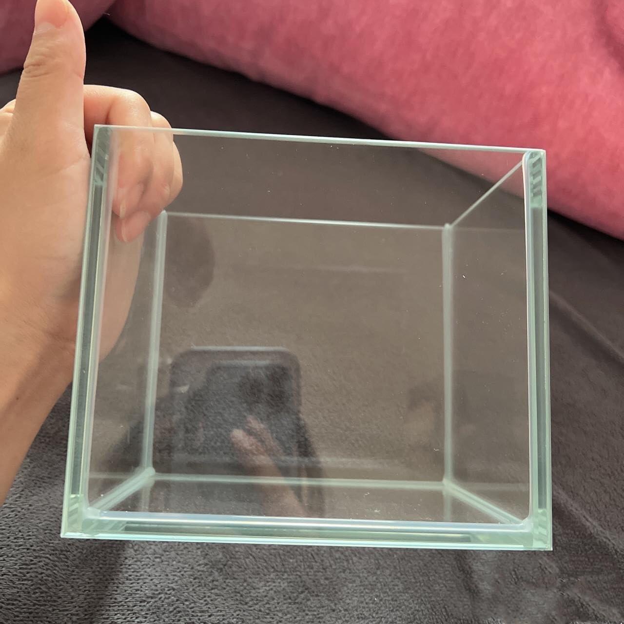 Acuario Nano Sin Borde Awxzom Tank 2.65L 15x11x13cm