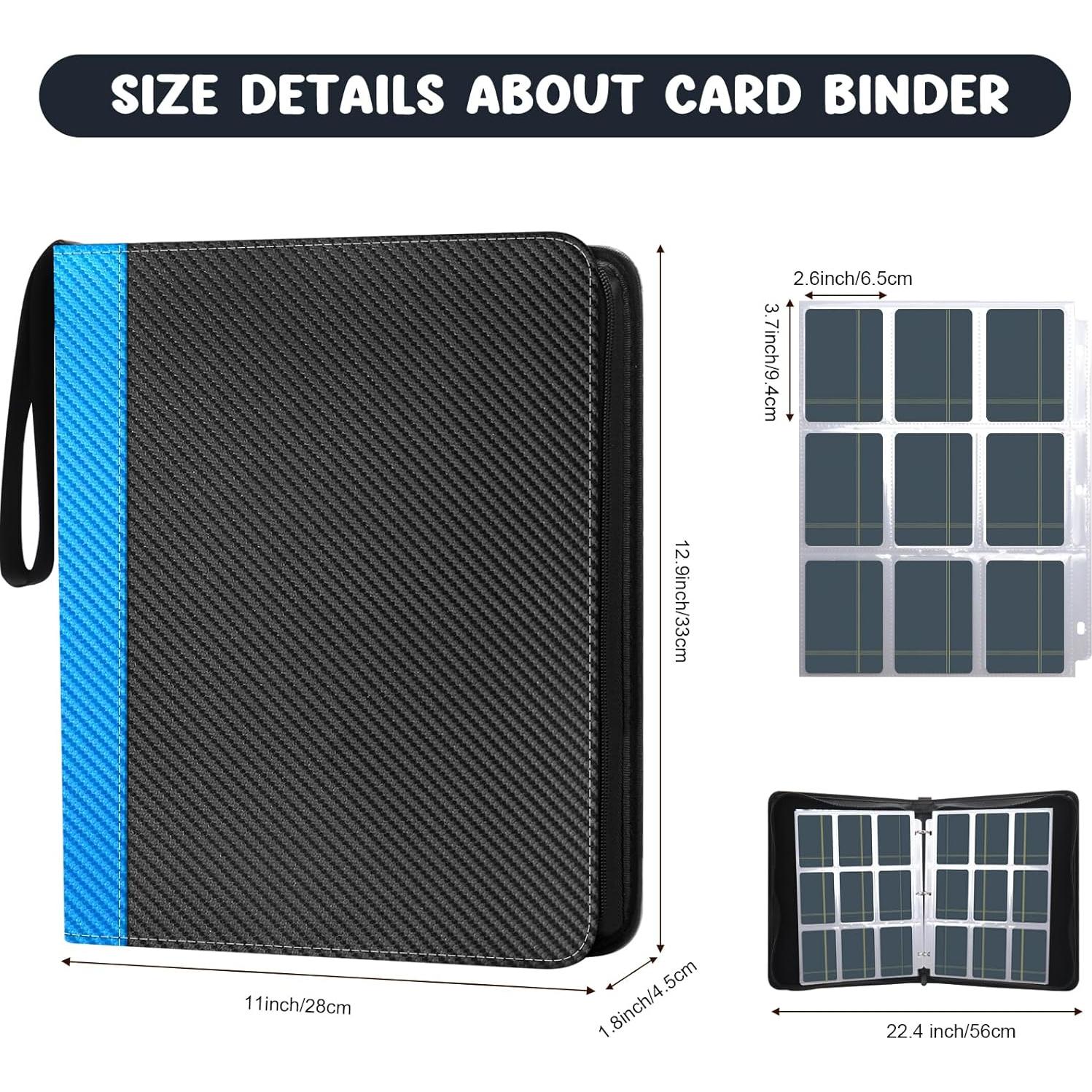 Carpeta de Tarjetas Coleccionables HYMENEX 900 Bolsillos PU