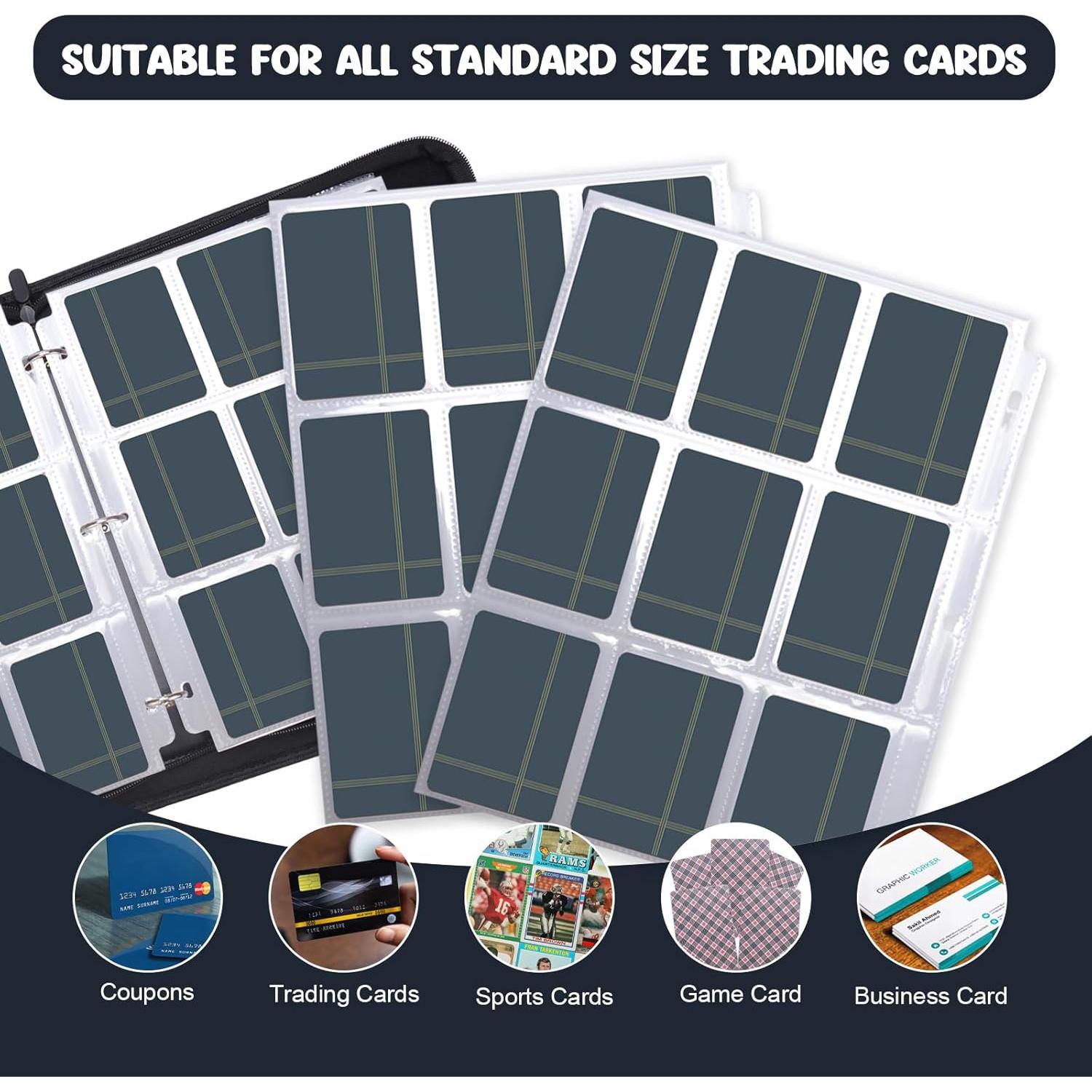 Carpeta de Tarjetas Coleccionables HYMENEX 900 Bolsillos PU