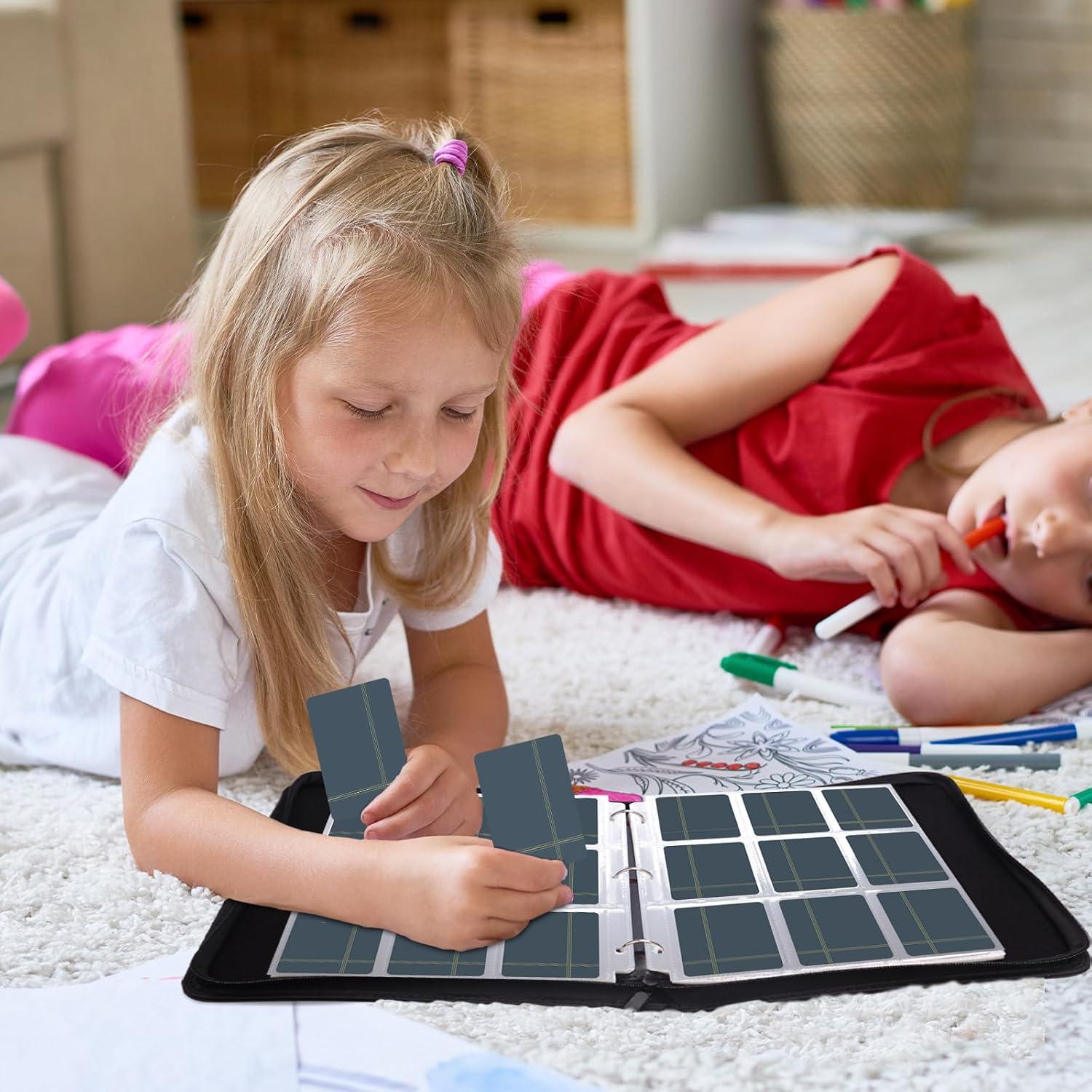 Carpeta de Tarjetas Coleccionables HYMENEX 900 Bolsillos PU