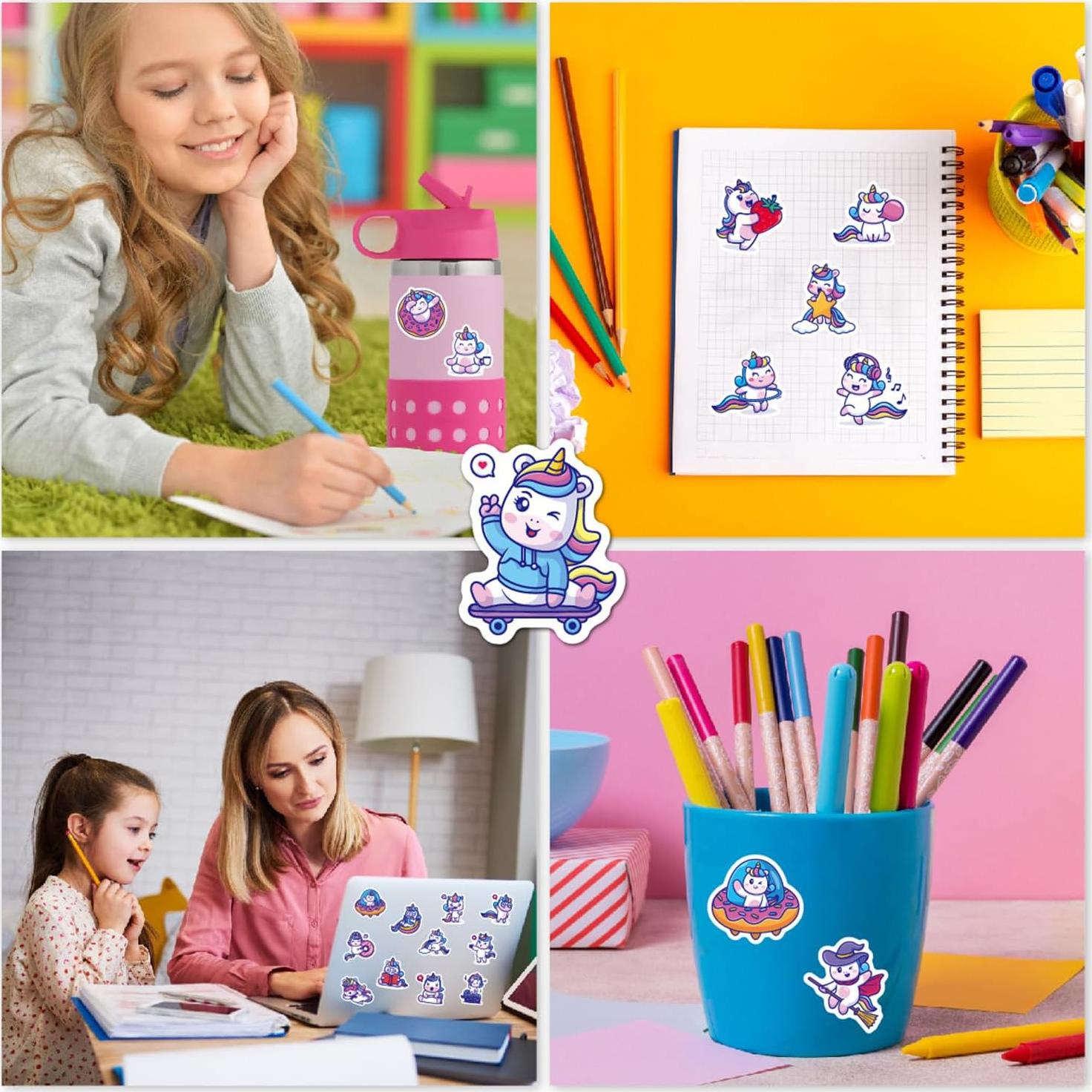 Estuche Multifuncional LilyBeauty con Calculadora y Sacapuntas - Negro