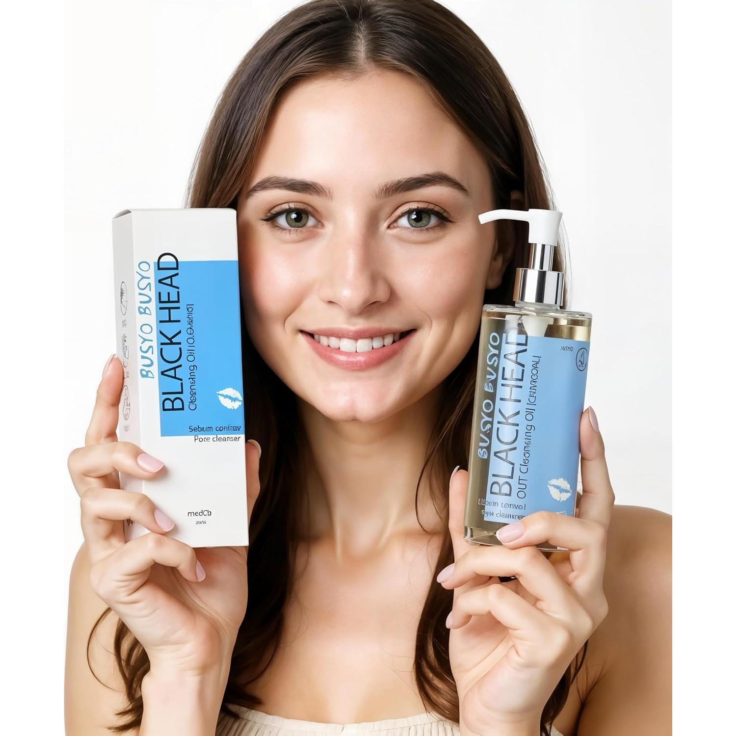 Aceite Limpiador Facial Coreano MEDB 300ml para Puntos Negros