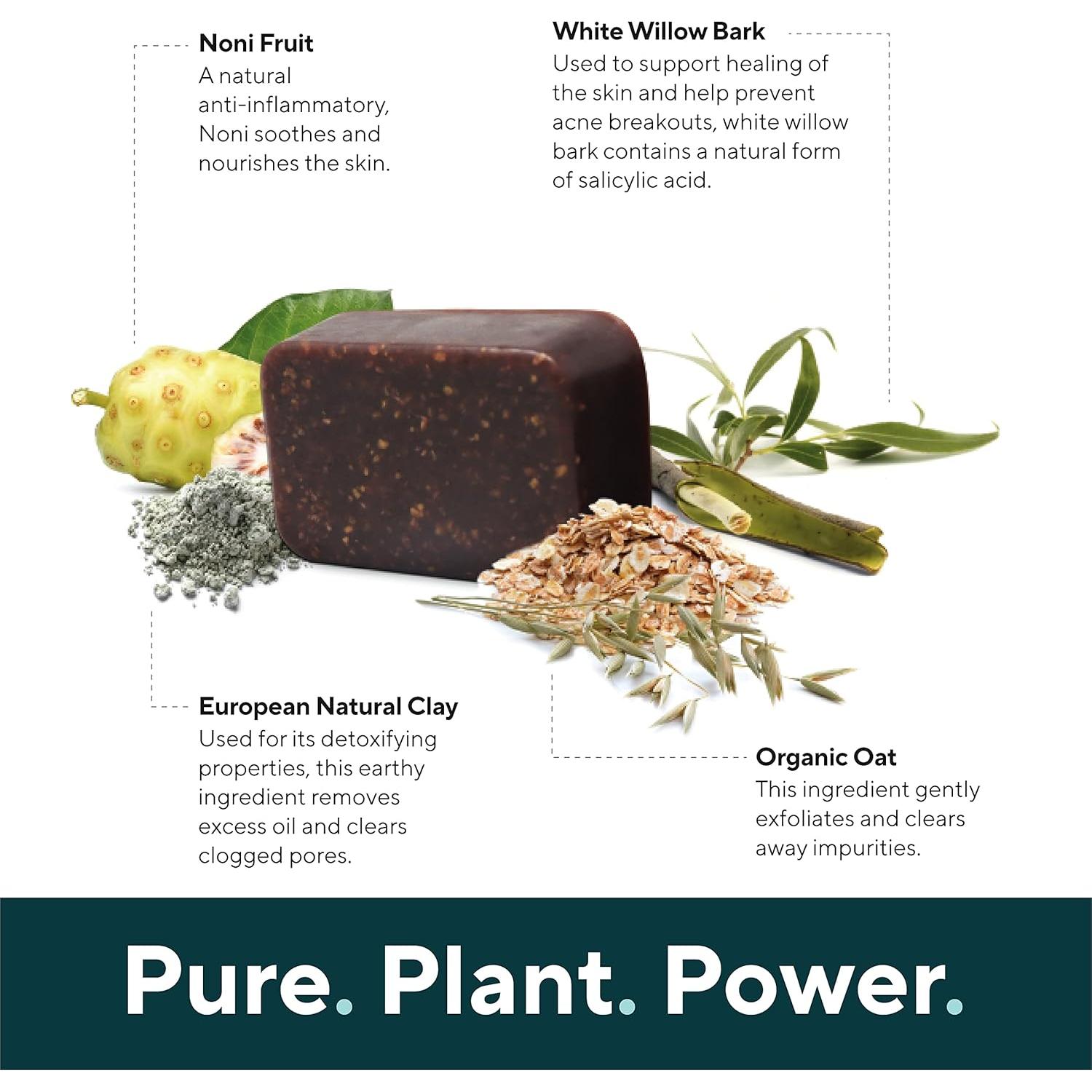 Jabón Natural para Acné Marie Original con Arcilla y Avena 82g