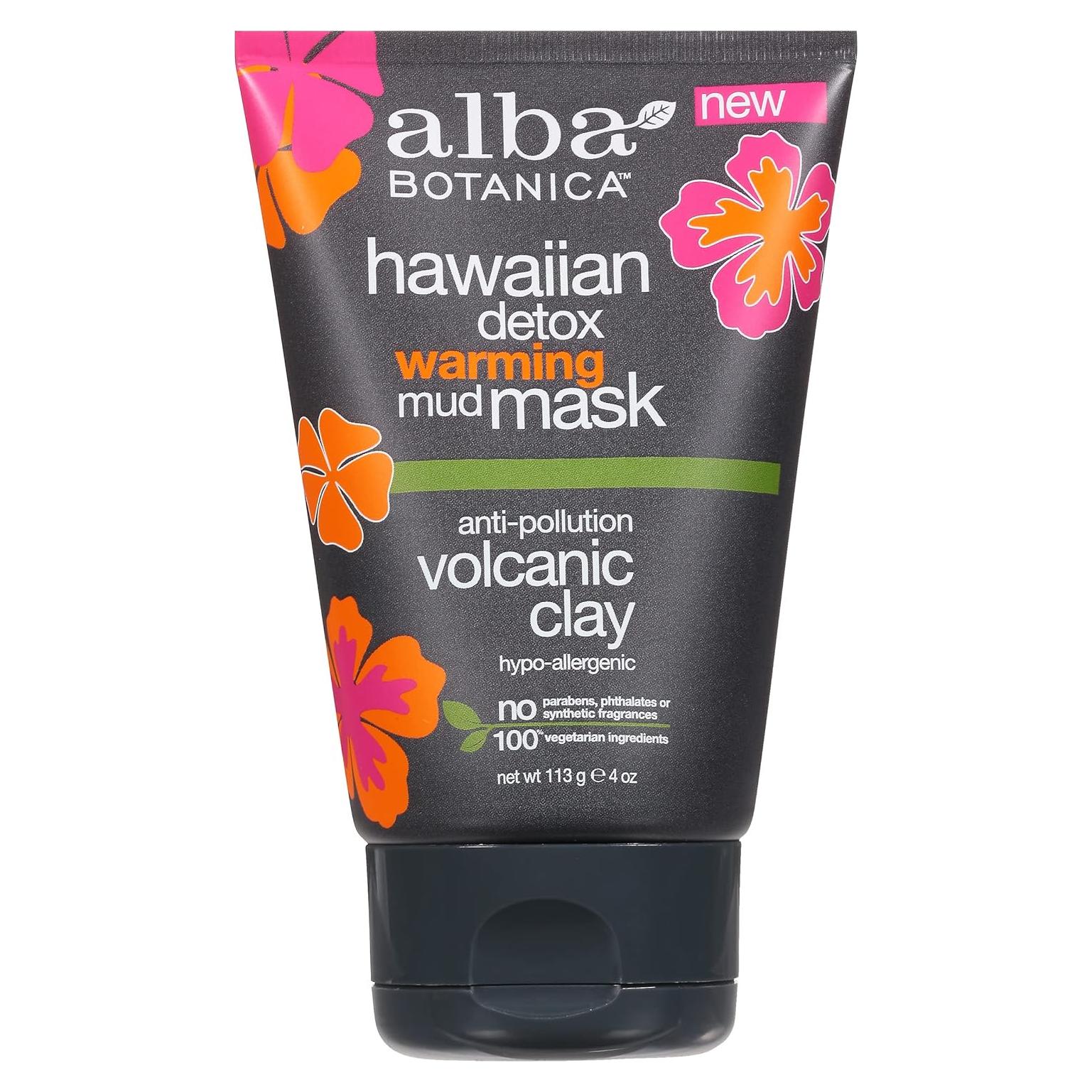 Mascarilla de barro calentada Alba Botanica 113.4 g desintoxicante