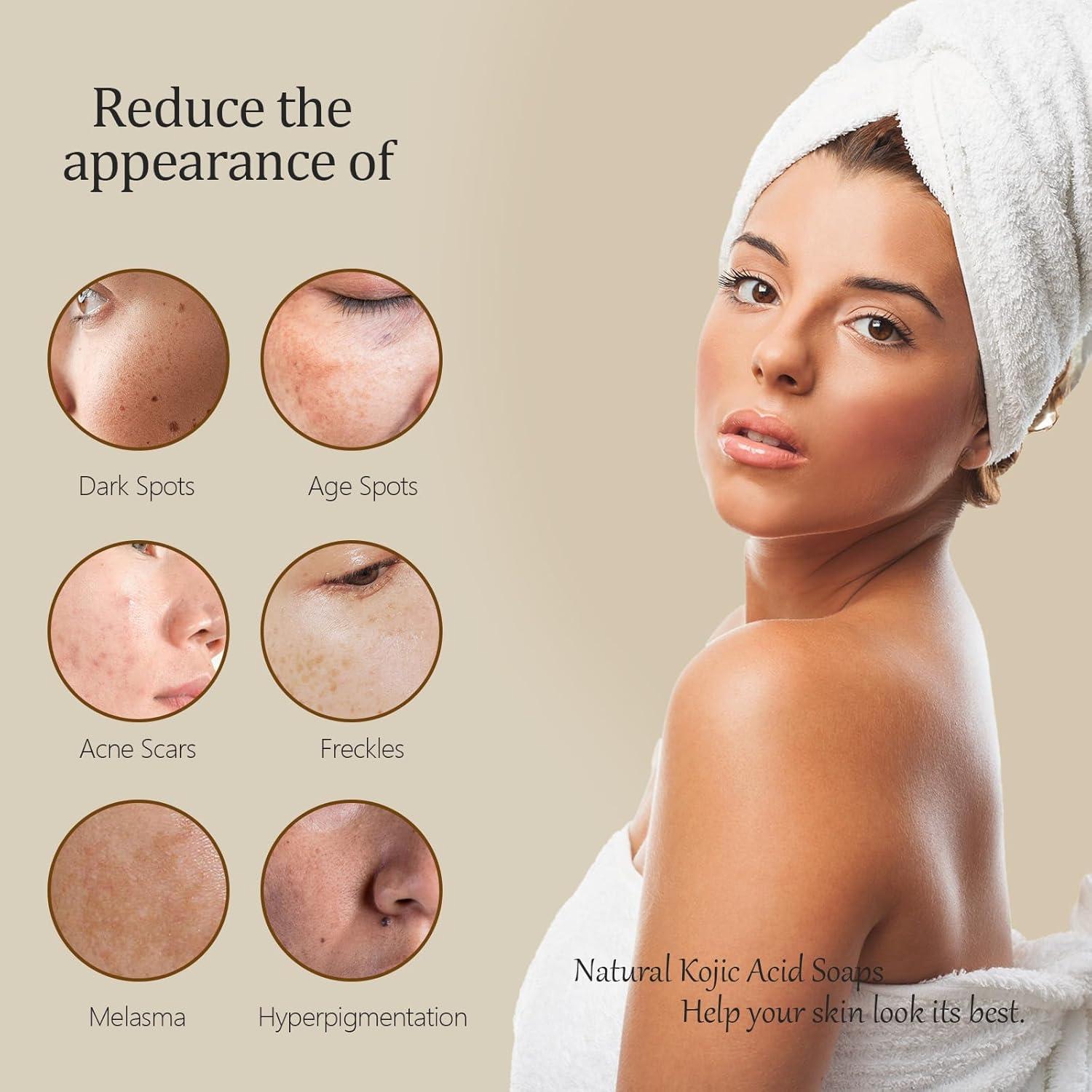 Jabón Aclarante Kójico y Cúrcuma PALFICAB - 3 Barras 99g