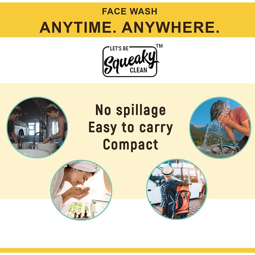 Tabletas de Lavado Facial Squeaky Clean Atara - Aguacate - 30 Unidades