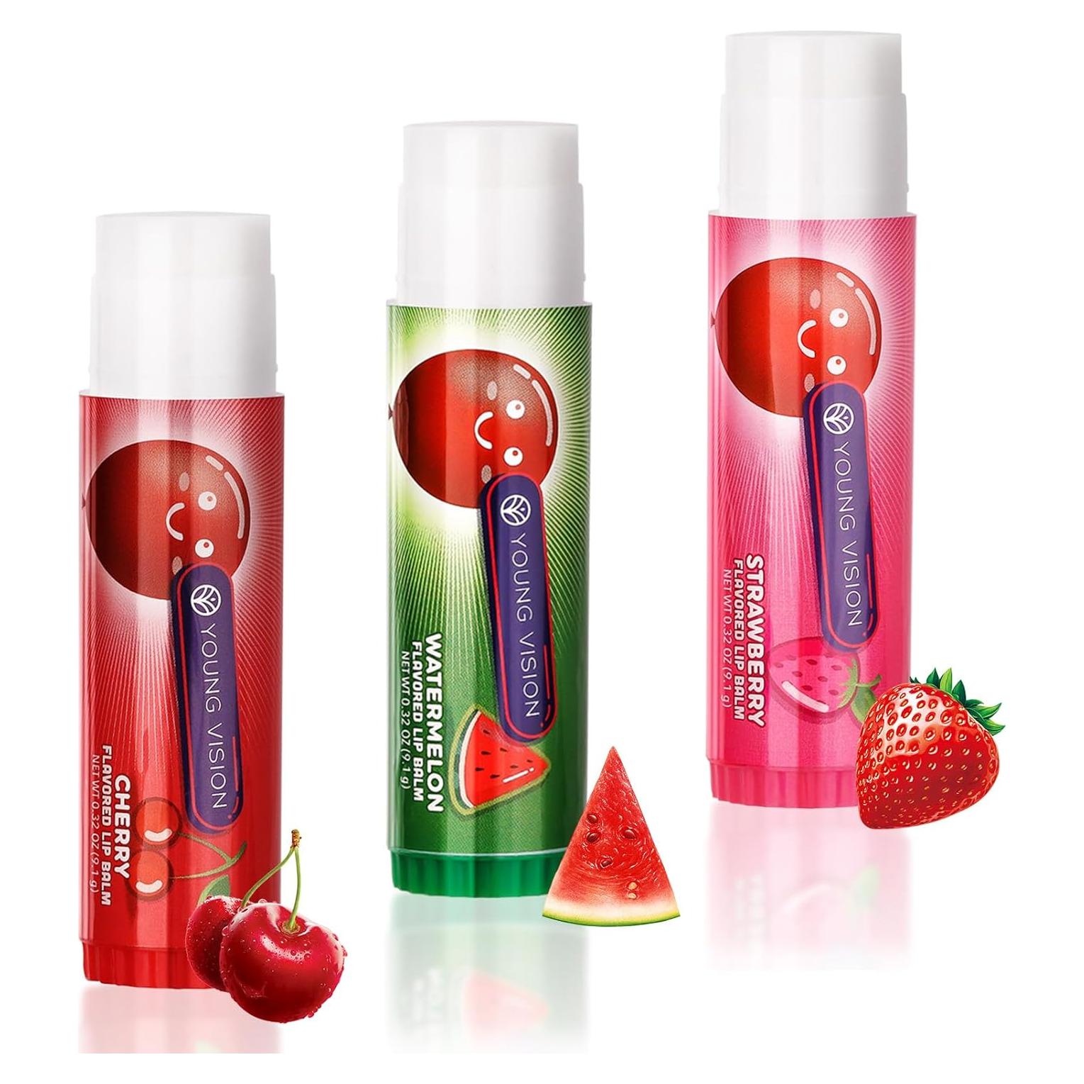 Bálsamo Hidratante Nocturno O'CHEAL 3 Pack Labios Frutas