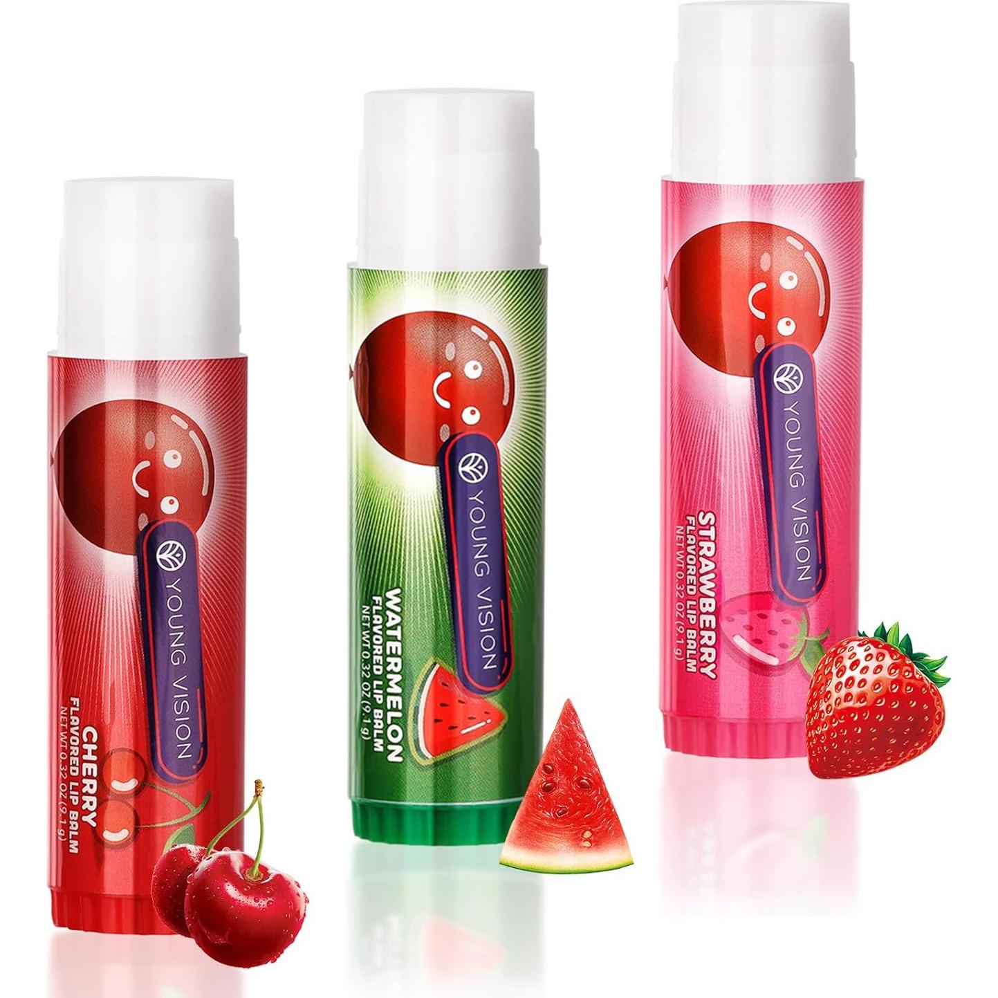 Bálsamo Hidratante Nocturno O'CHEAL 3 Pack Labios Frutas