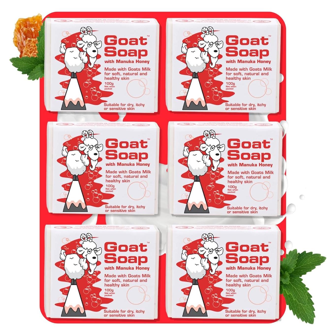 Paquete de 6 Jabones Corporales DPP - Leche de Cabra 600g