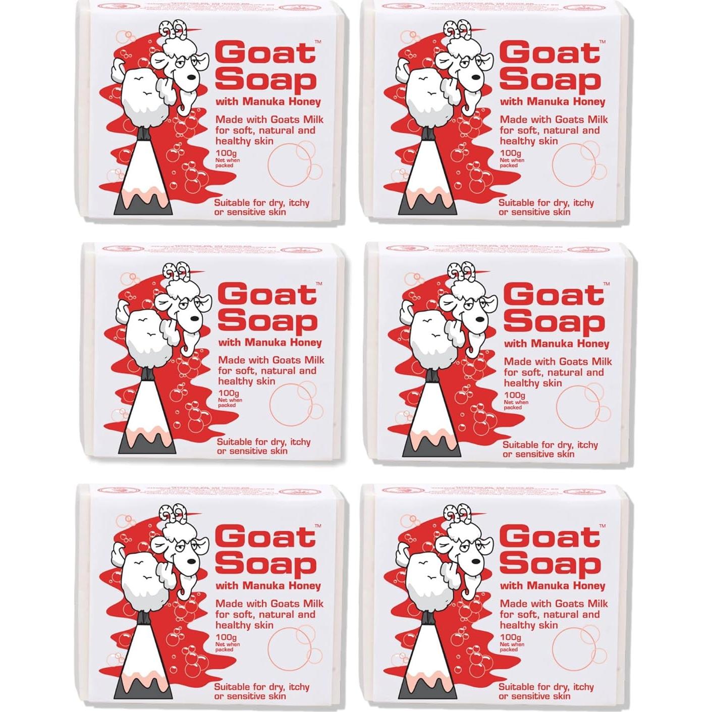 Paquete de 6 Jabones Corporales DPP - Leche de Cabra 600g