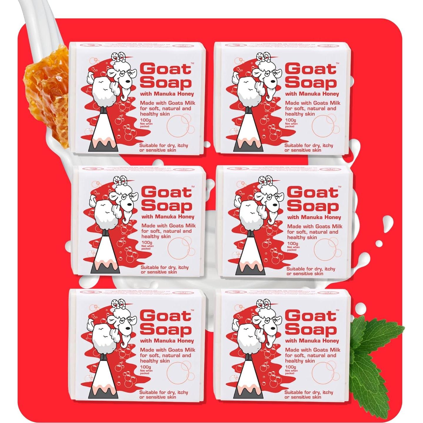 Paquete de 6 Jabones Corporales DPP - Leche de Cabra 600g