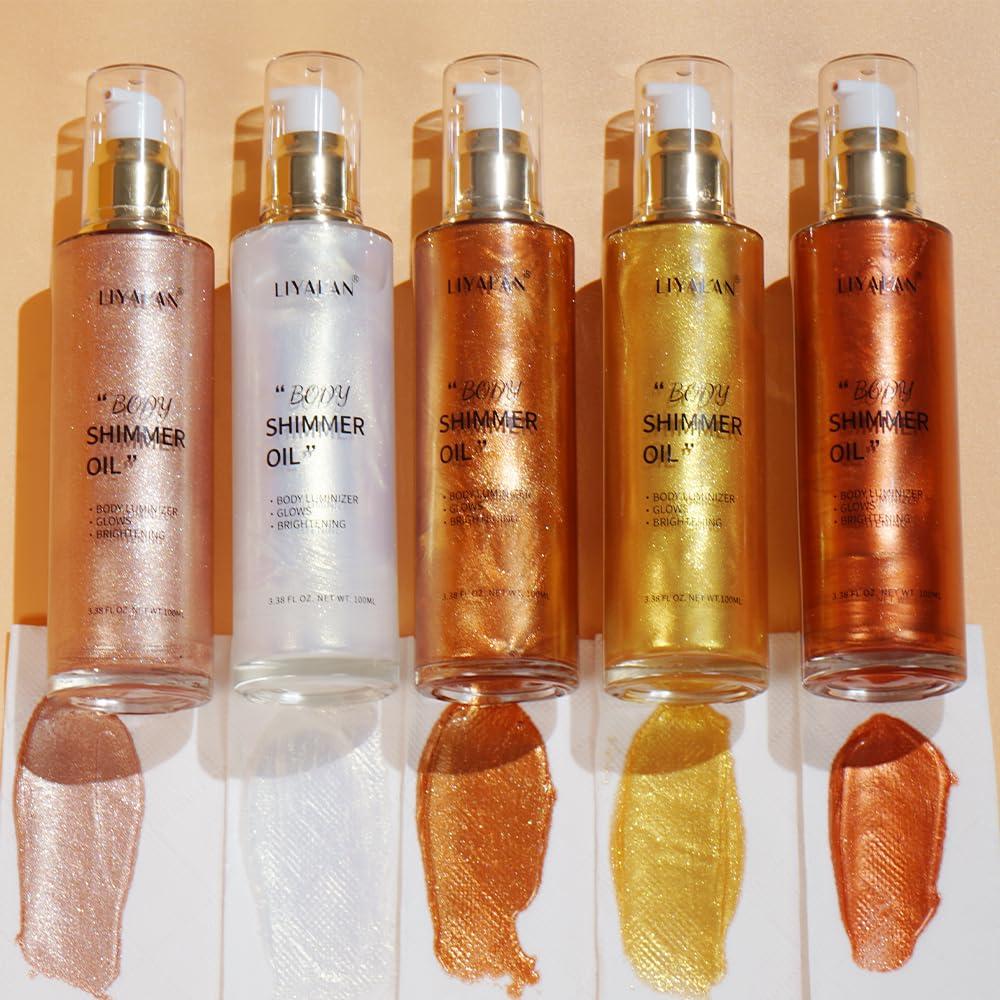 Aceite Corporal Brillante LIYALAN Perla Blanca 82.9 ml