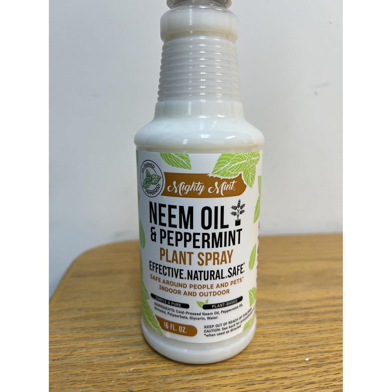 Spray Nutriente para Plantas Pure Origin 473 ml - Aceite de Neem y Menta