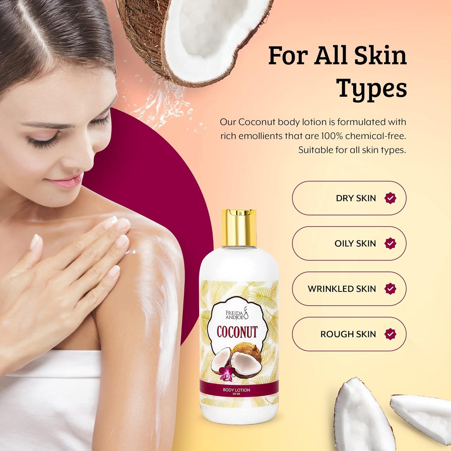 Loción Corporal Hidratante Freida & Joe Coco 295ml