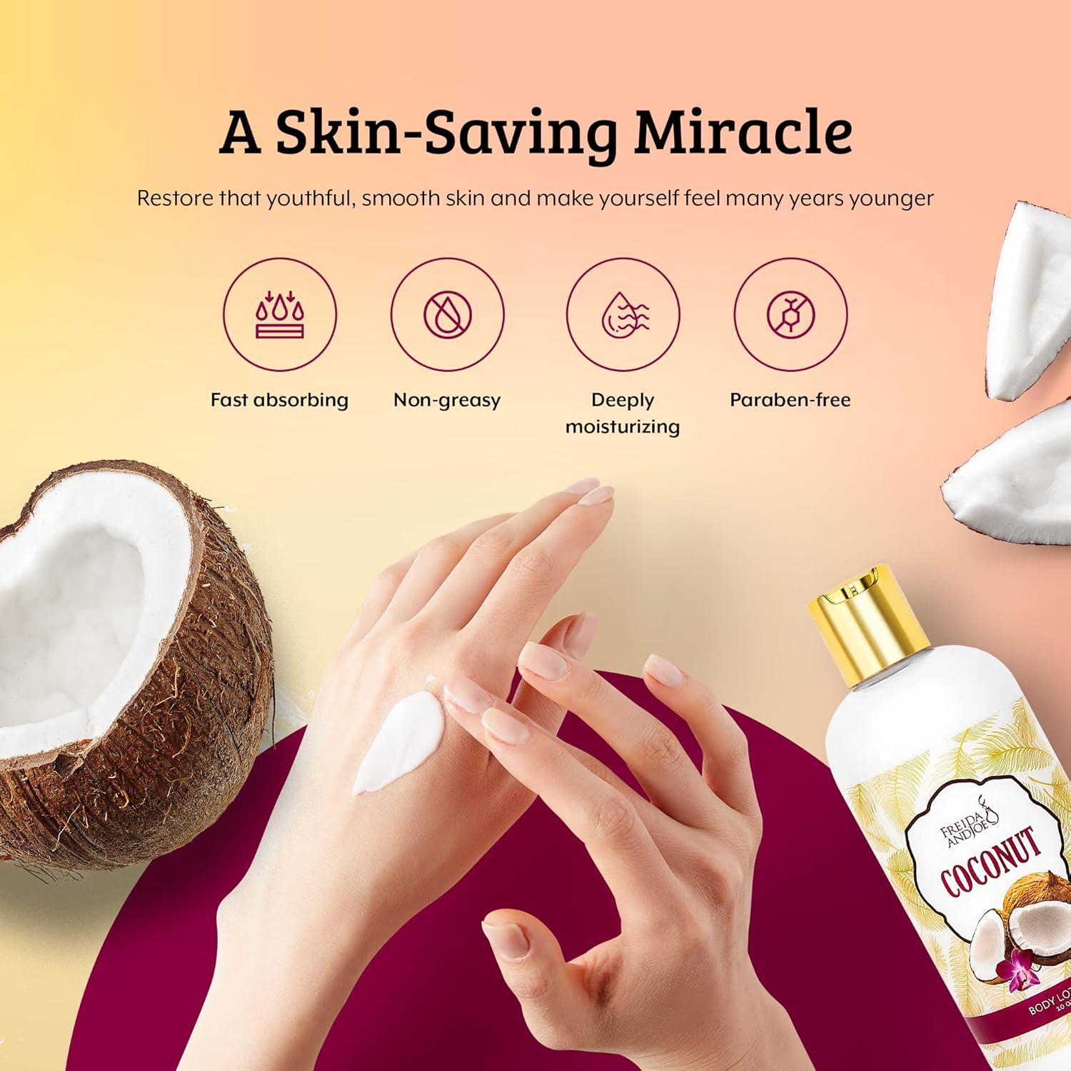 Loción Corporal Hidratante Freida & Joe Coco 295ml